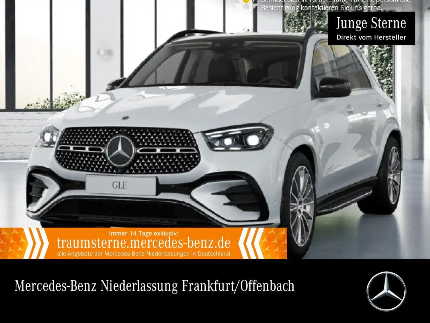 Mercedes-Benz GLE 350 de 4M AMG+NIGHT+PANO+360+AHK+MULTIBEAM+21" Noir - 1