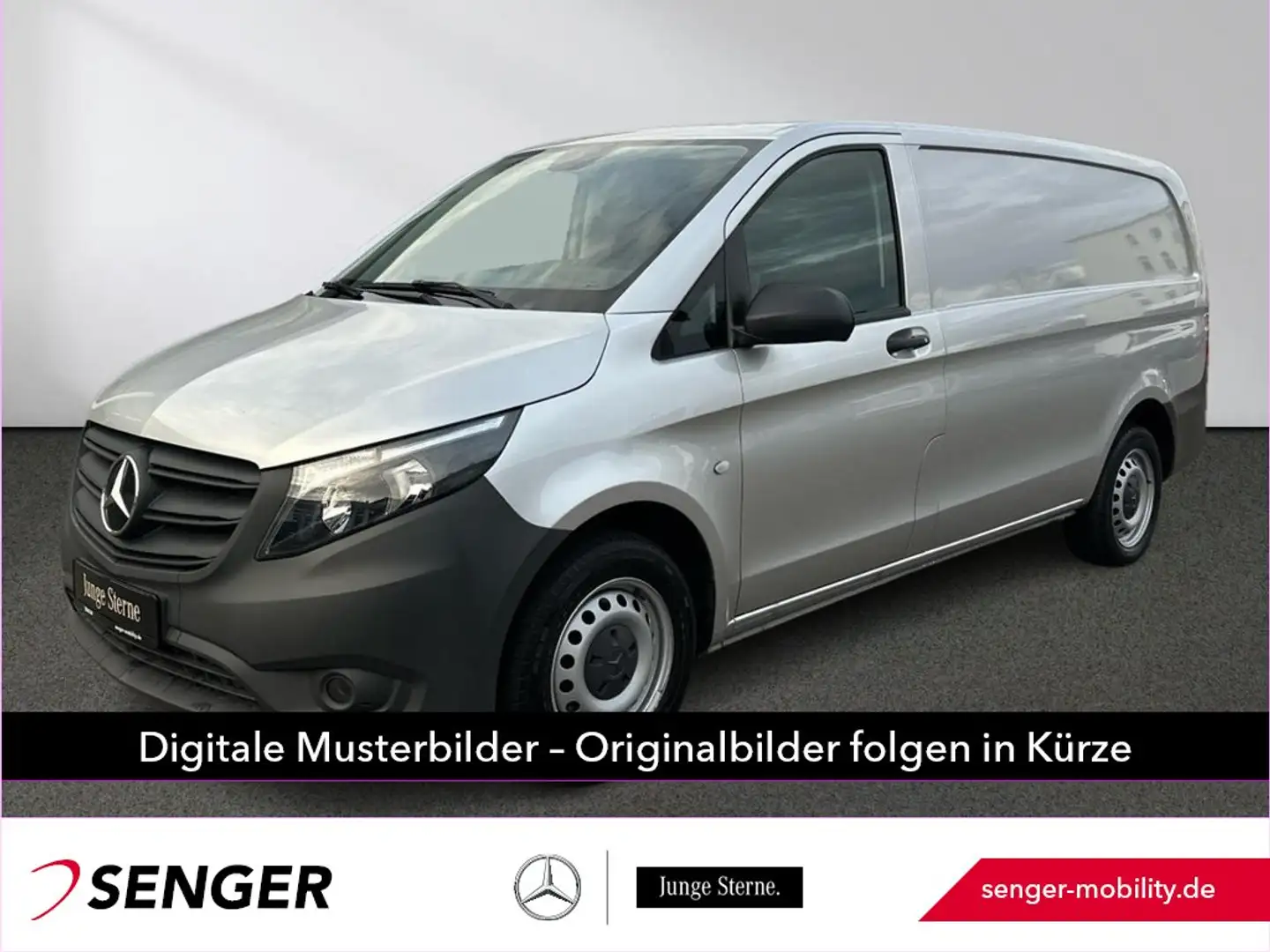 Mercedes-Benz Vito 116 CDI Kasten lang Distro. Kamera Navi 9G Argent - 1