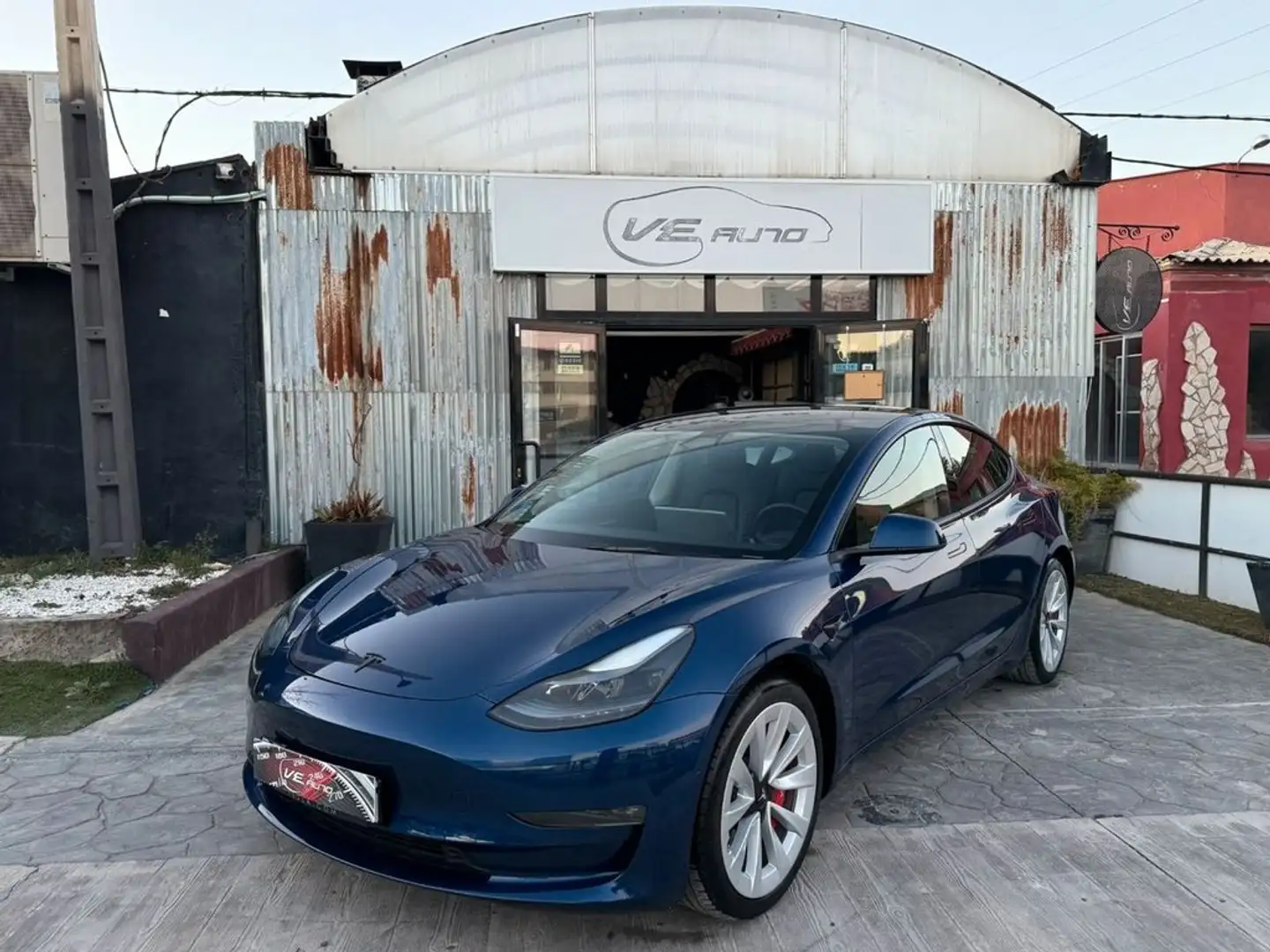 Tesla Model 3 Performance 4WD Blauw - 1