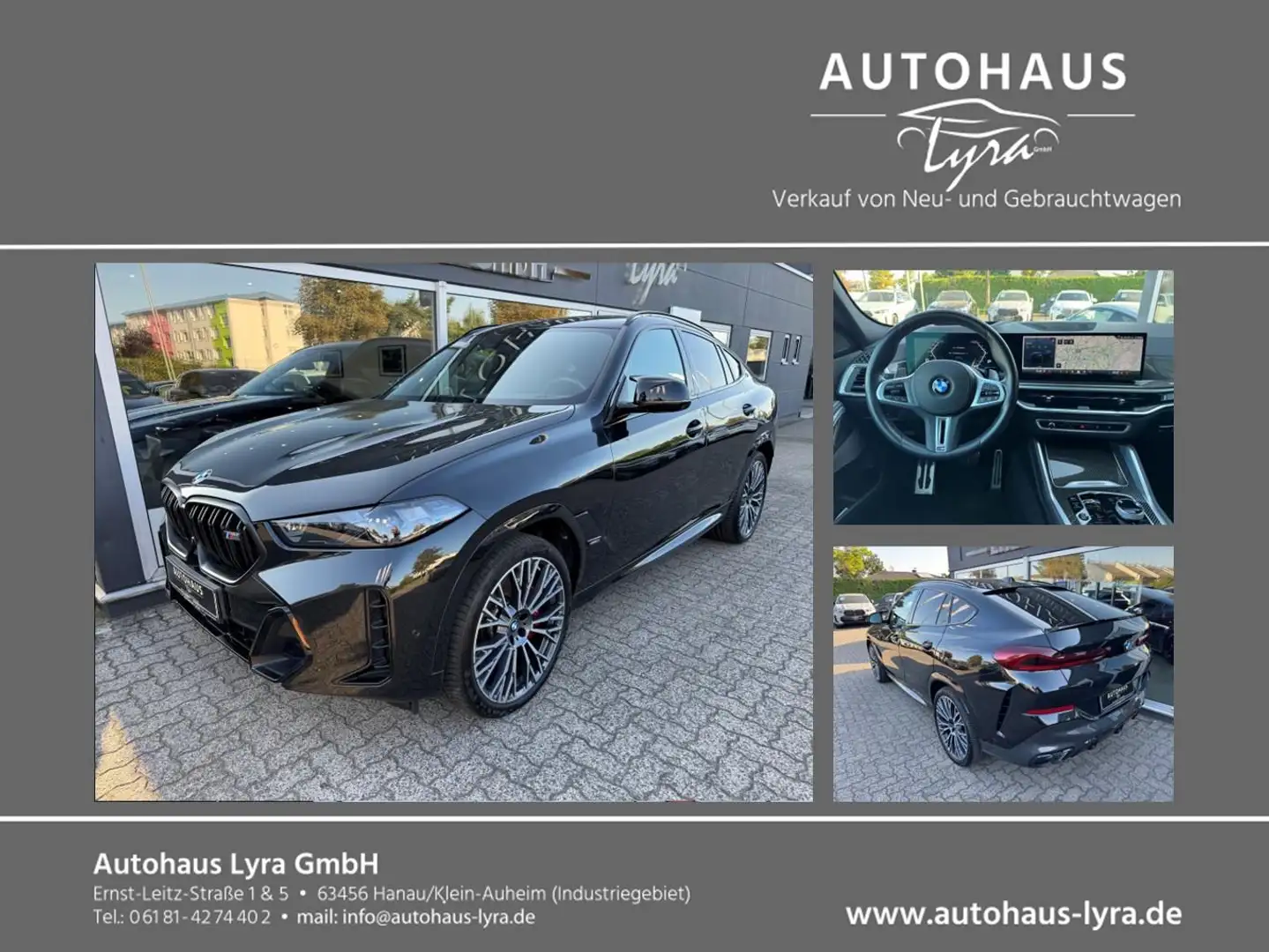 BMW X6 M i xDrive*M-SPORT-PRO*H&K*PANO-SKY*CARBON* Noir - 1