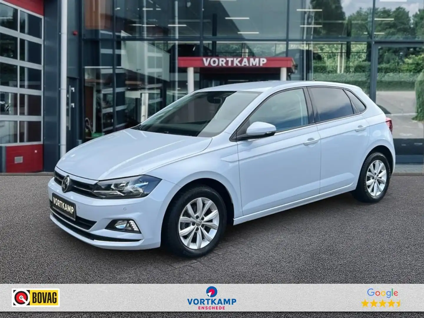 Volkswagen Polo 1.0 TSI DSG HIGHLINE CAMERA/ACC/CARPLAY/STOELVERW Wit - 1
