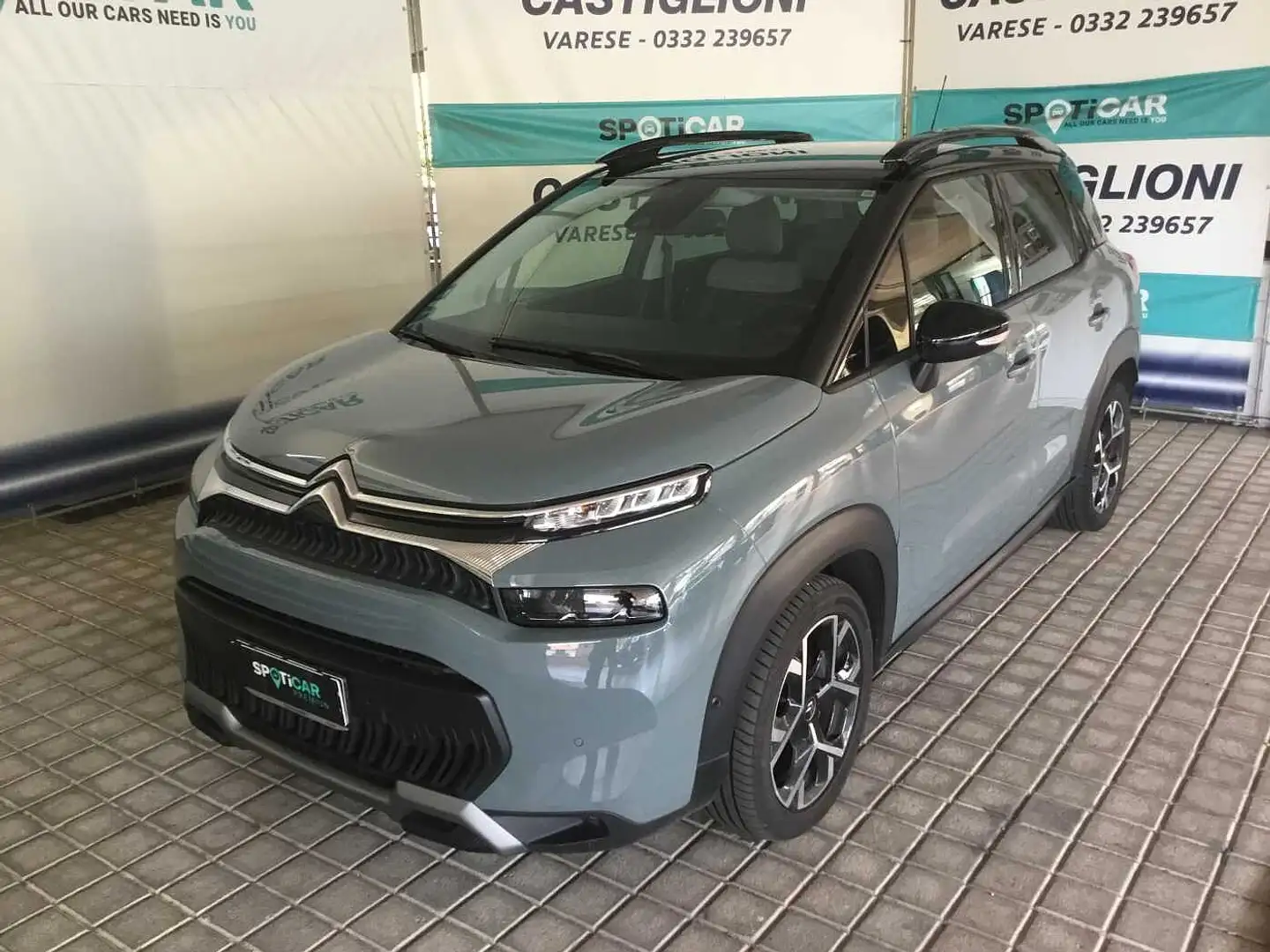 Citroen C3 Aircross Shine Pack 1.5 Hdi 120 cv EAT6 - usata Grigio - 1
