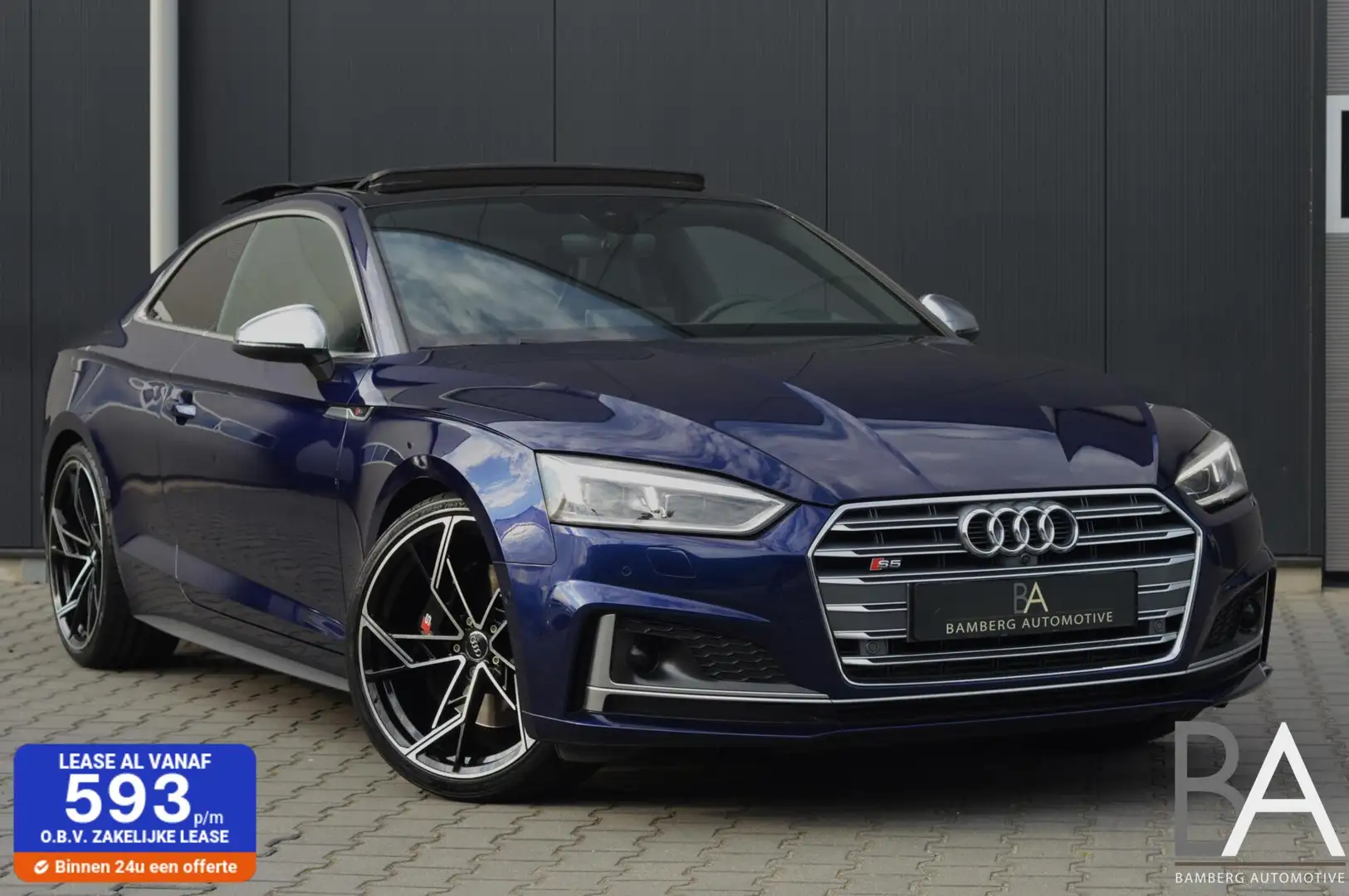 Audi S5 3.0 TFSI S5 Quattro |virtual|360|pano|Nappa|B&O|H/ Blauw - 1
