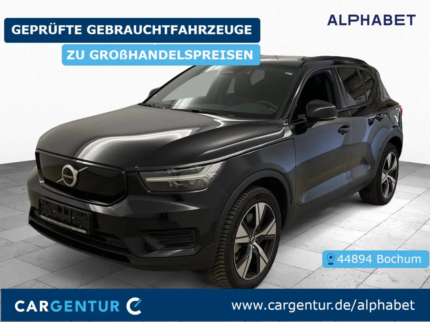 Volvo XC40 XC 40 P8 Pure Electric 2WD Plus Recharge AHK StHz Schwarz - 1