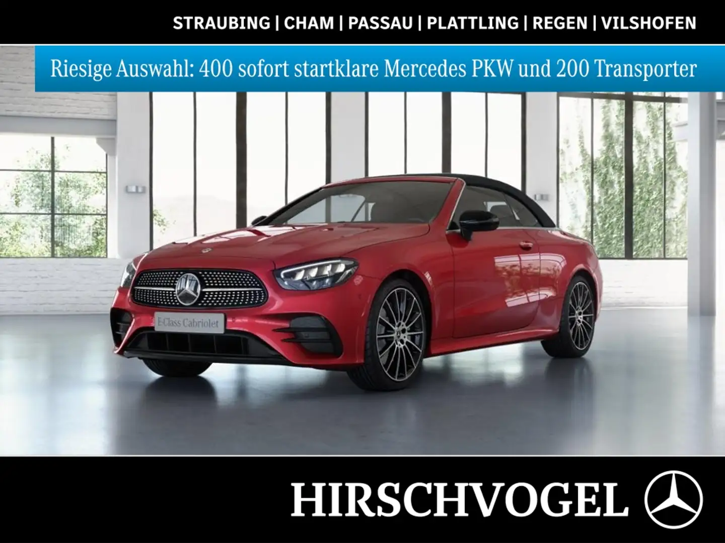 Mercedes-Benz E 200 AMG-Line+Night+AIRSCARF+AIRCAP+Standhz+LED Rot - 1