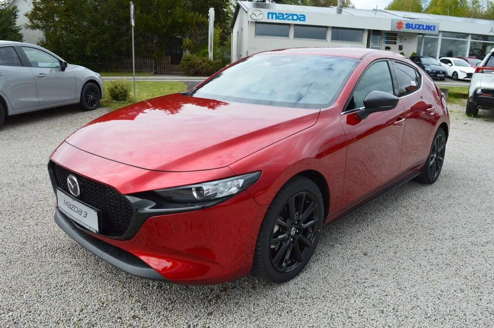 Mazda 3 e-SKYACTIV-G 122 M HYBRID NAGISA *Leder+LED+3xPDC* Červená - 2