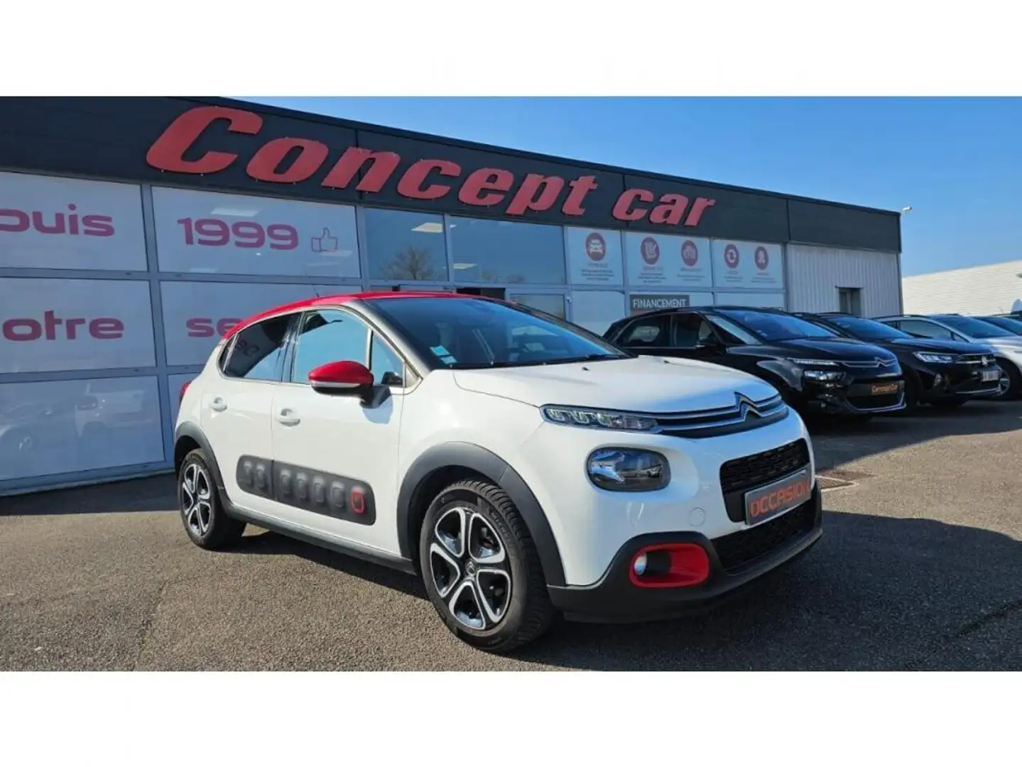 Citroen C3 Shine 1.2 83cv Blanc - 1