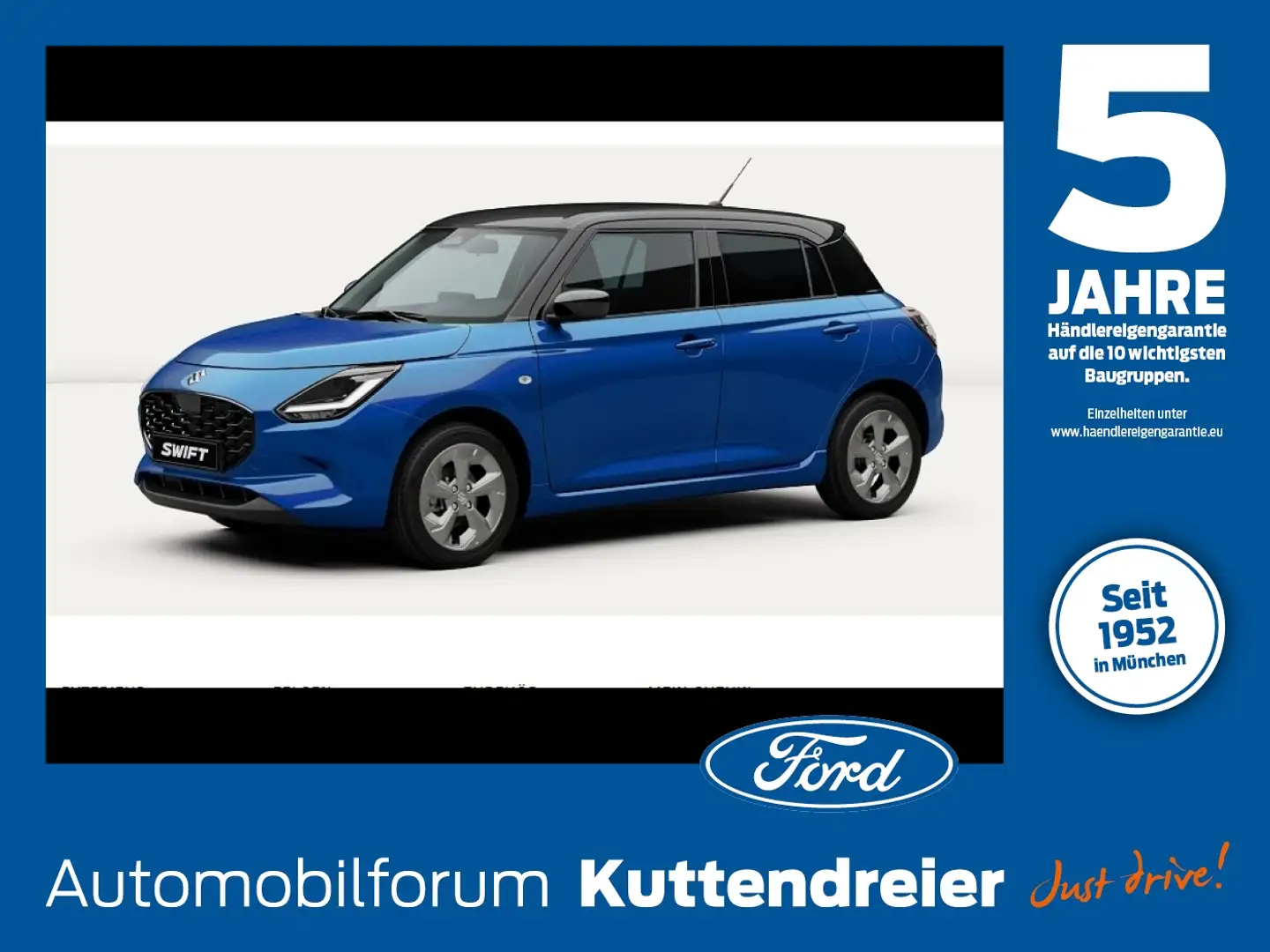 Suzuki Swift 1.2 Comfort Hybrid Allrad Rückfahr. Navi Grau - 1