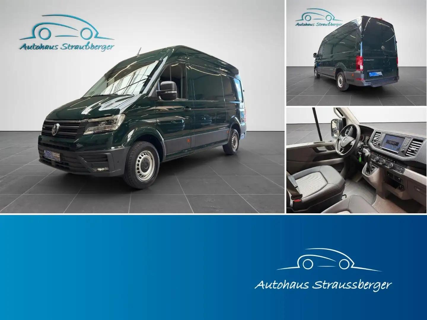 Volkswagen Crafter E-Crafter Kasten mittellang Hochdach Temp DAB+ Grün - 1