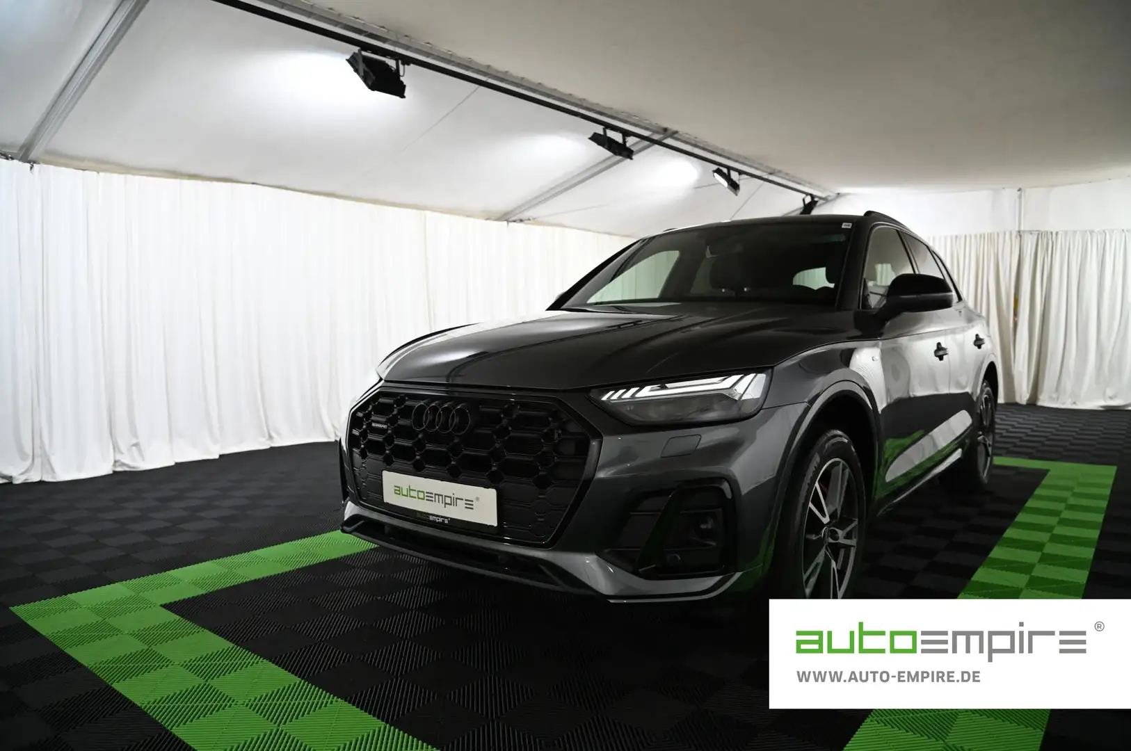 Audi Q5 50 TFSIe quattro S-Line+ MATRIX/MMI+/PANO/19 Gris - 1