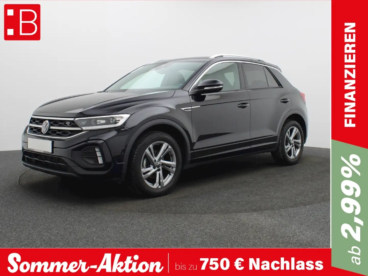 Volkswagen T-Roc 1.5 TSI R-Line IQ.DRIVE KAMERA LED NAVI Schwarz - 1