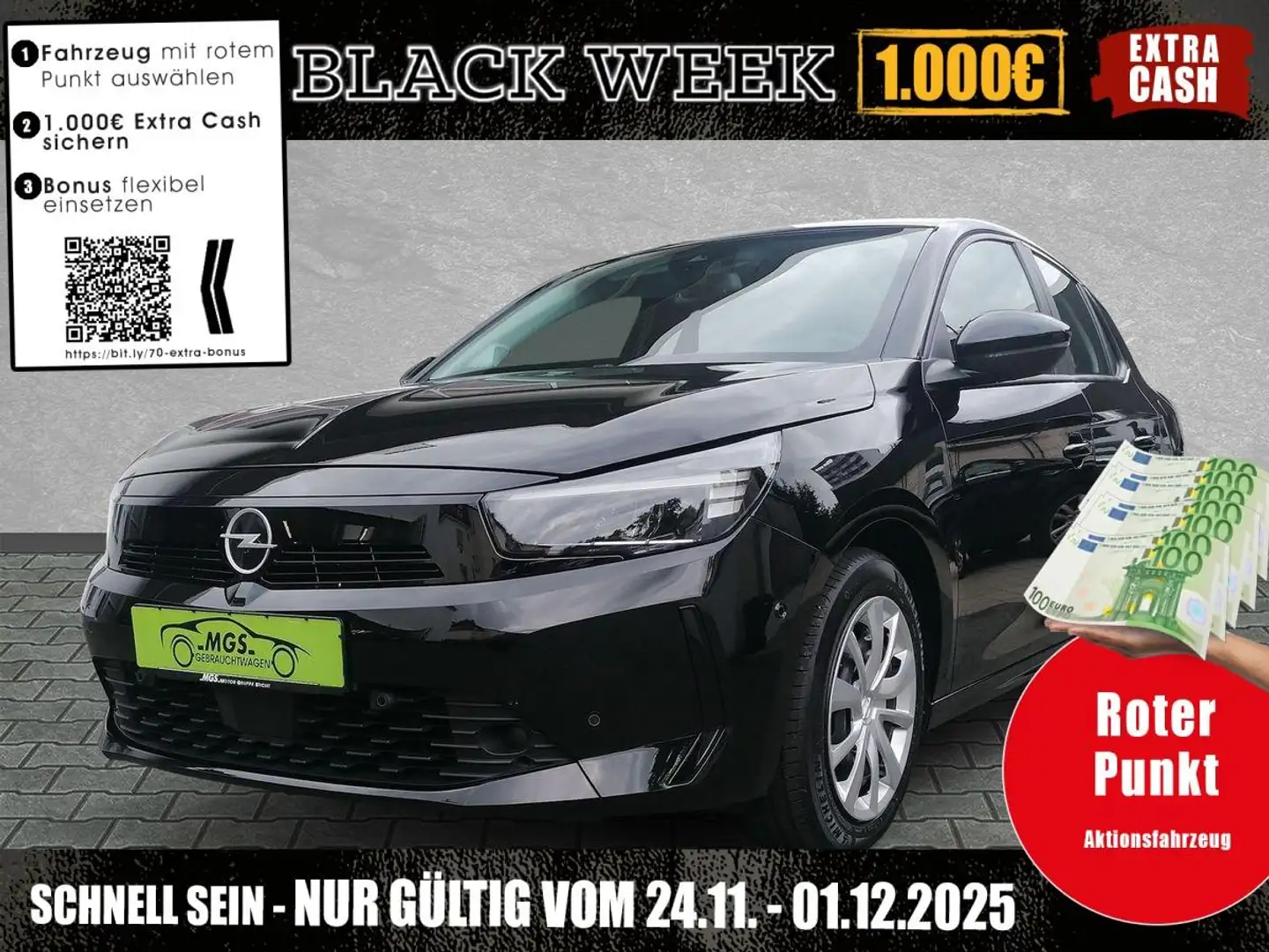 Opel Corsa Edition DAB #S&S #SHZ #LENKRADH Schwarz - 1