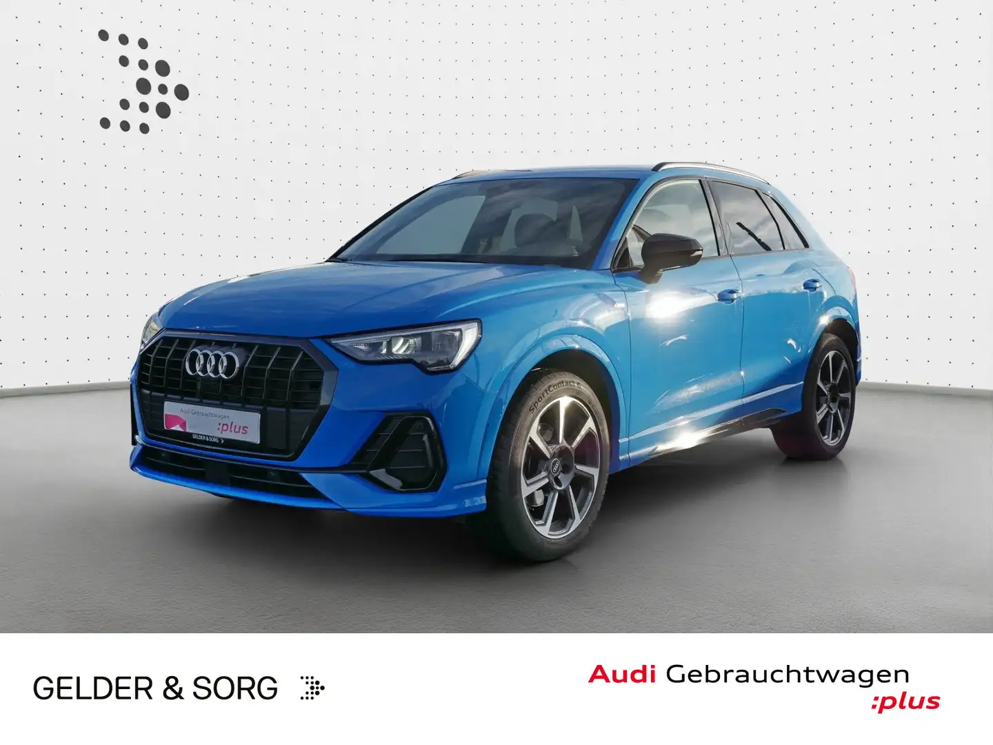 Audi Q3 35 TDI S line AHK*Virtual*RFK*Navi*Sound Blau - 1