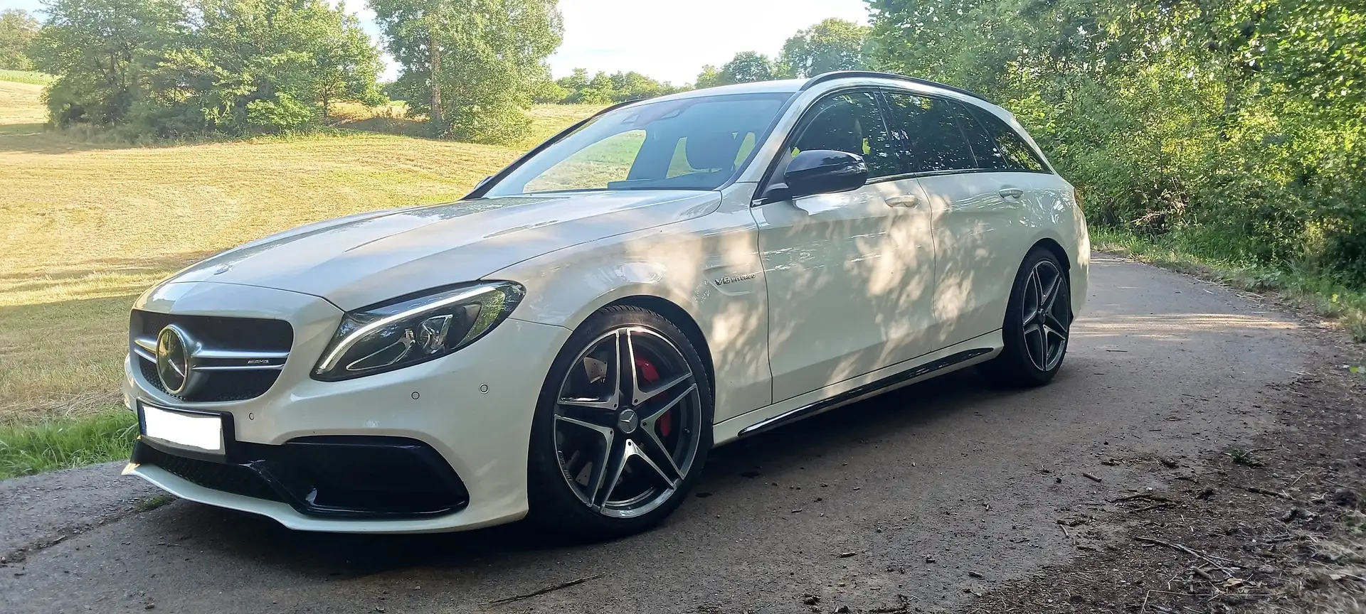 Mercedes-Benz C 63 AMG C-Klasse T-Modell S T Speedshift 7G-MCT Weiß - 2