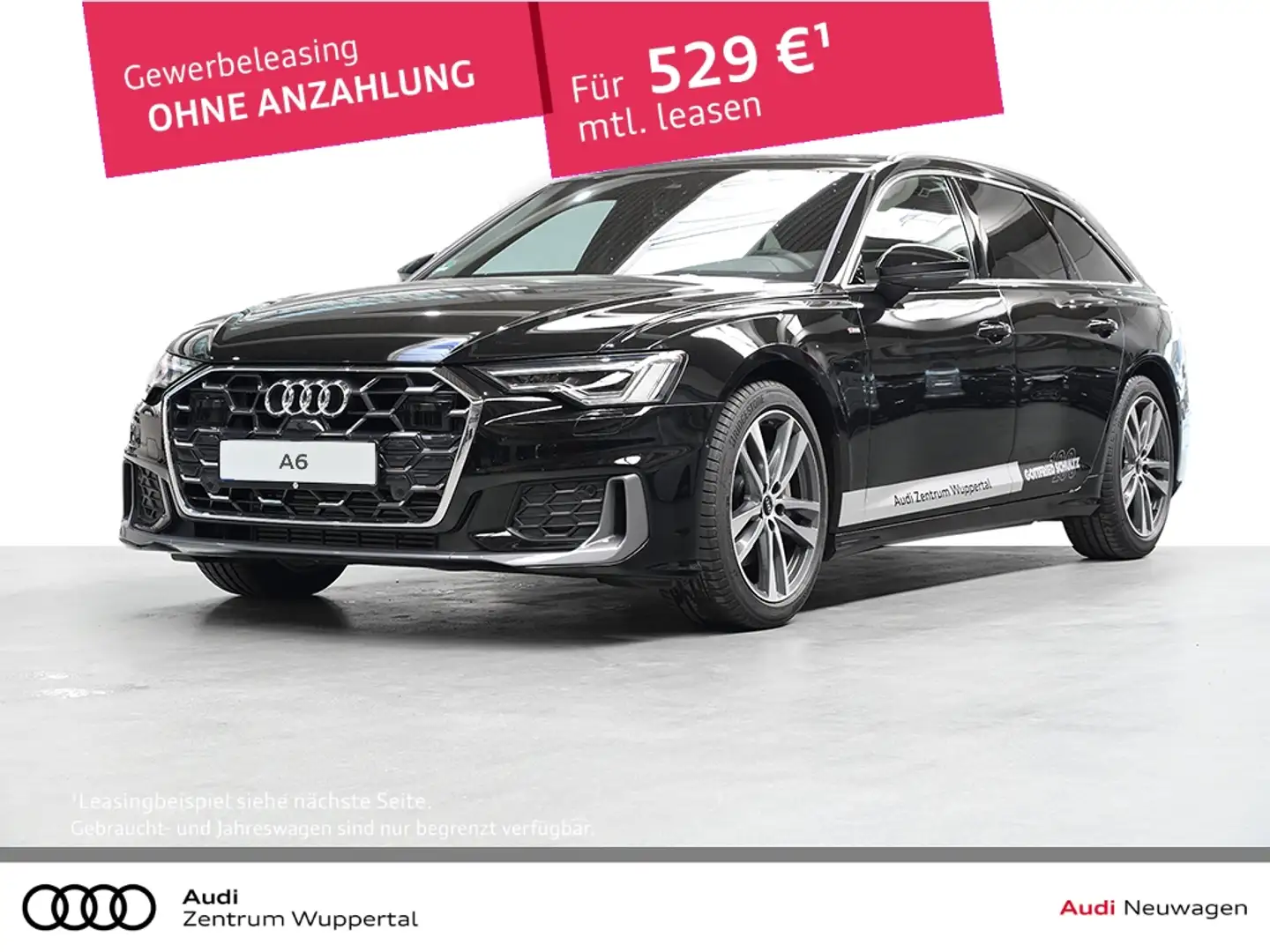 Audi A6 AVANT S LINE AHK KAMERA MMI NAVI MATRIX LED Schwarz - 1