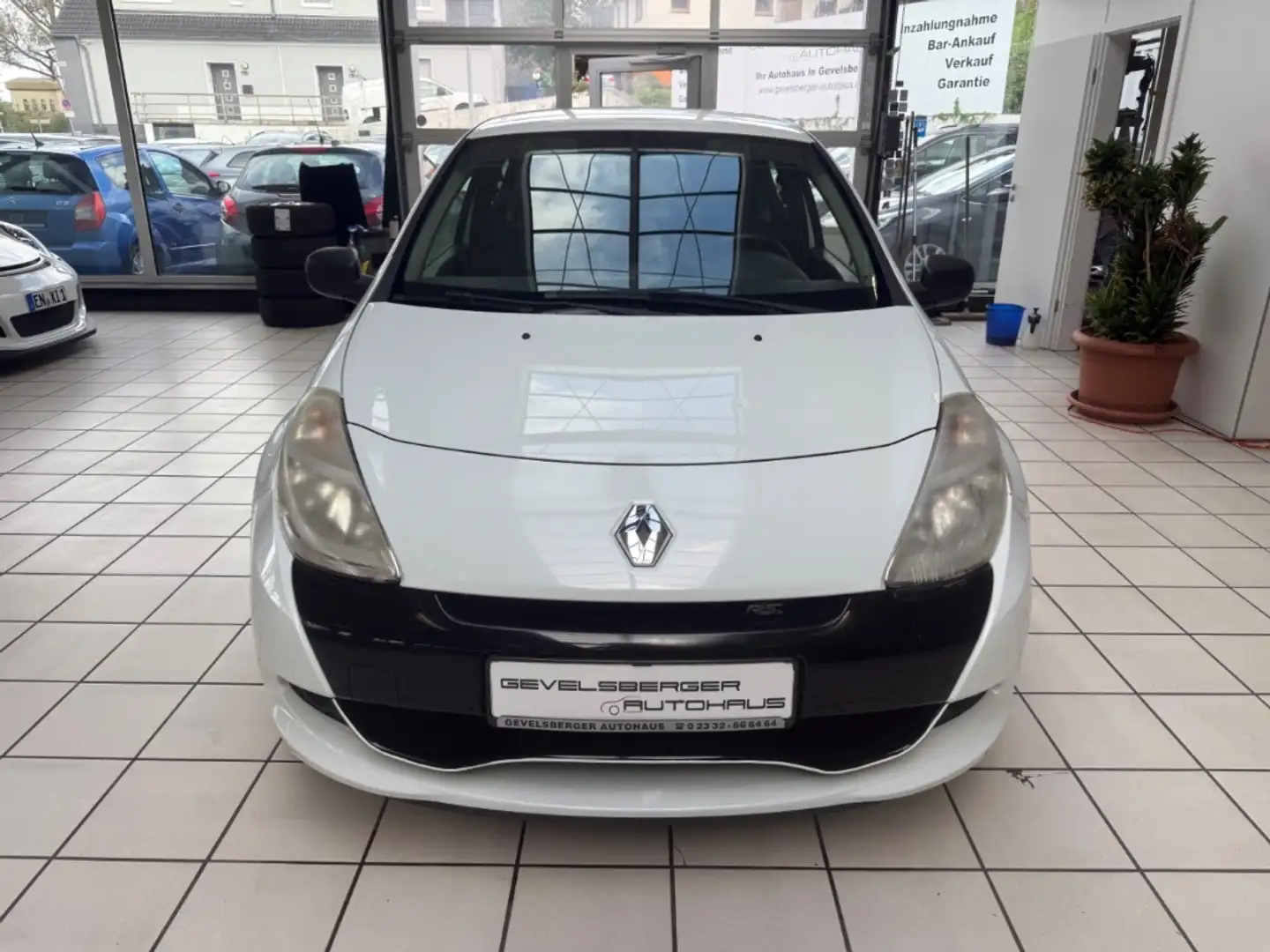 Renault Clio III RS Cup 2.0 16V TÜV neu 2.Hand GA Alu Sportfahr Weiß - 2