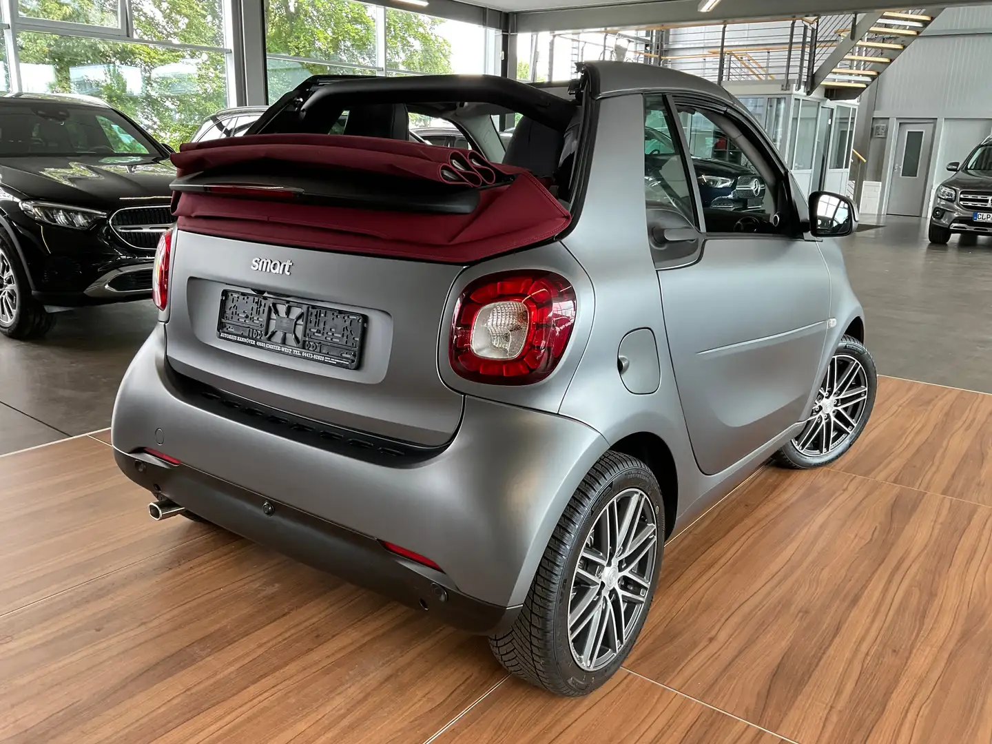 smart forTwo fortwo Cabrio Prime SPORT/LEDER/GRA/SHZ/KAMERA Gris - 2