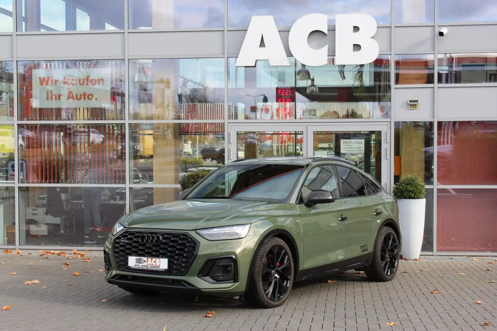 Audi Q5 Sportback 45 TFSI qu. S Line Pano B&O NP:88T€ Grün - 1