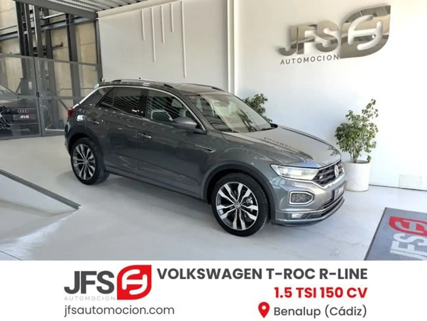 Volkswagen T-Roc 1.5 TSI R-Line 110 kW Gris - 1