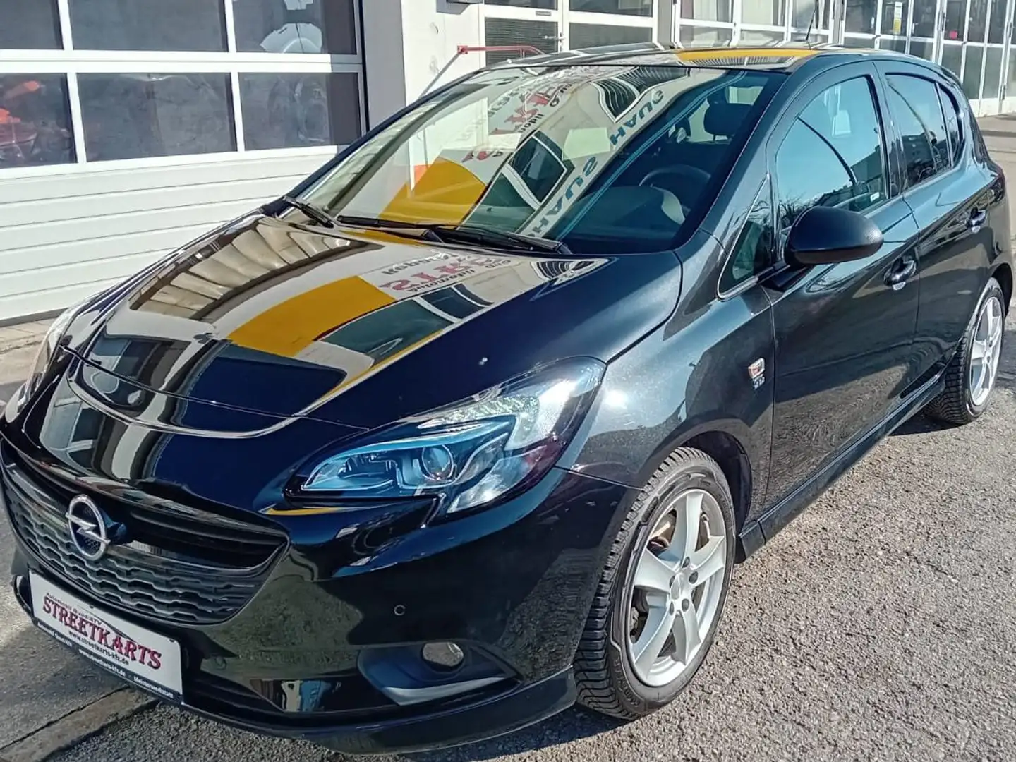 Opel Corsa E S ecoFlex Klima BC PDC TÜV neu 8fach Zwart - 2