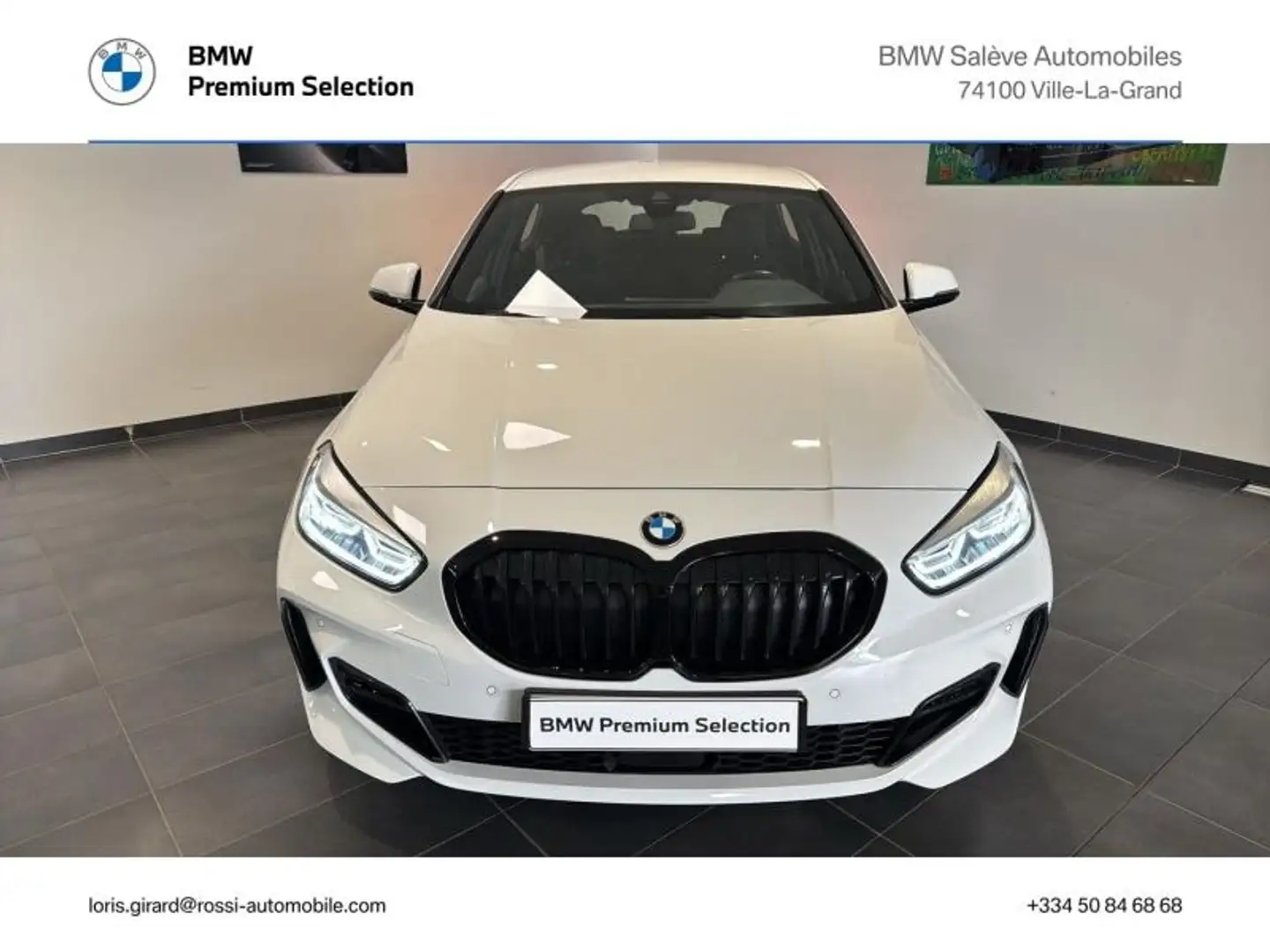 BMW 118 118iA 136ch M Sport DKG7 Blanc - 2