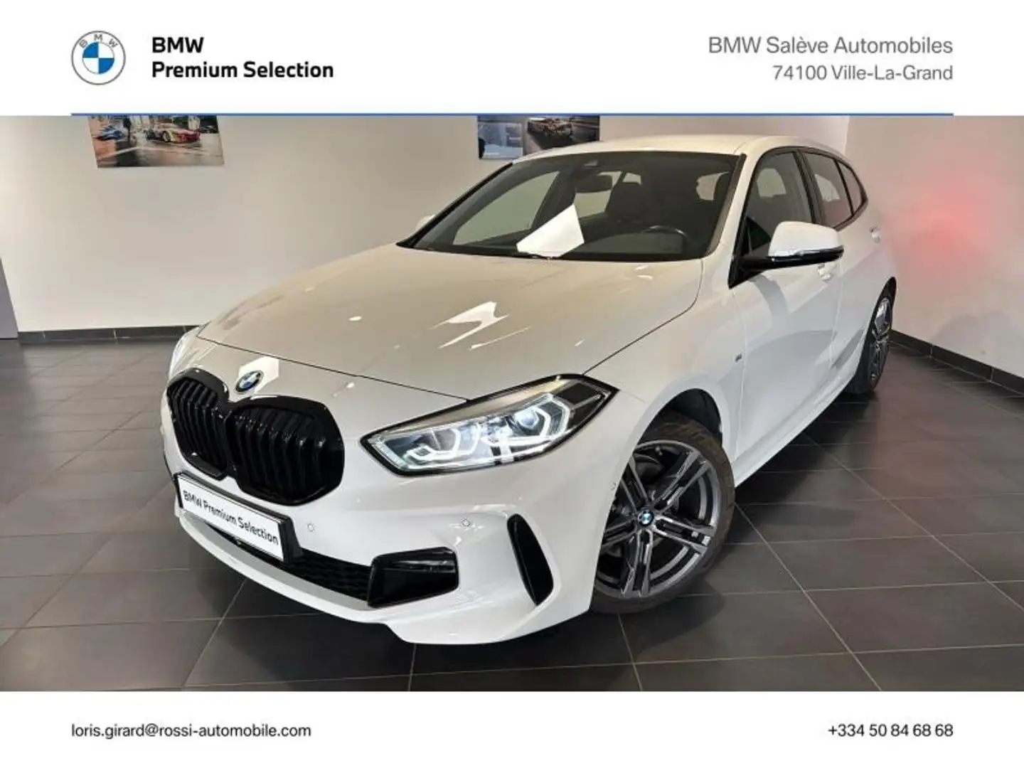 BMW 118 118iA 136ch M Sport DKG7 Blanc - 1