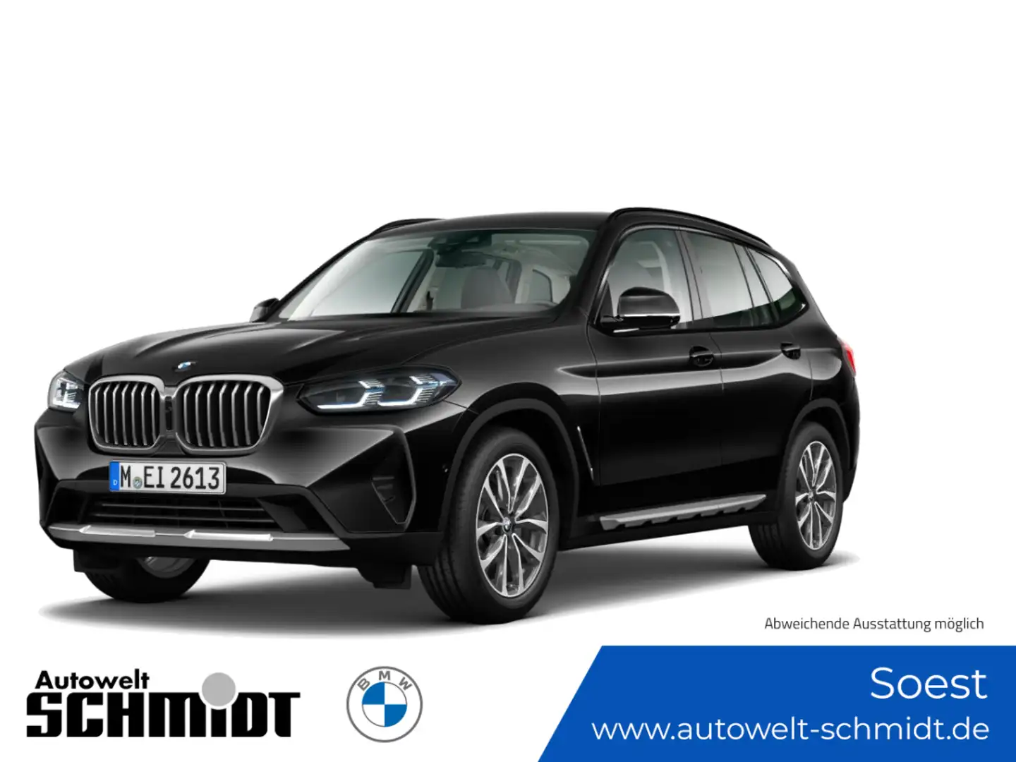 BMW X3 xDrive20d + 2Jahre-BPS.-GARANTIE Schwarz - 1