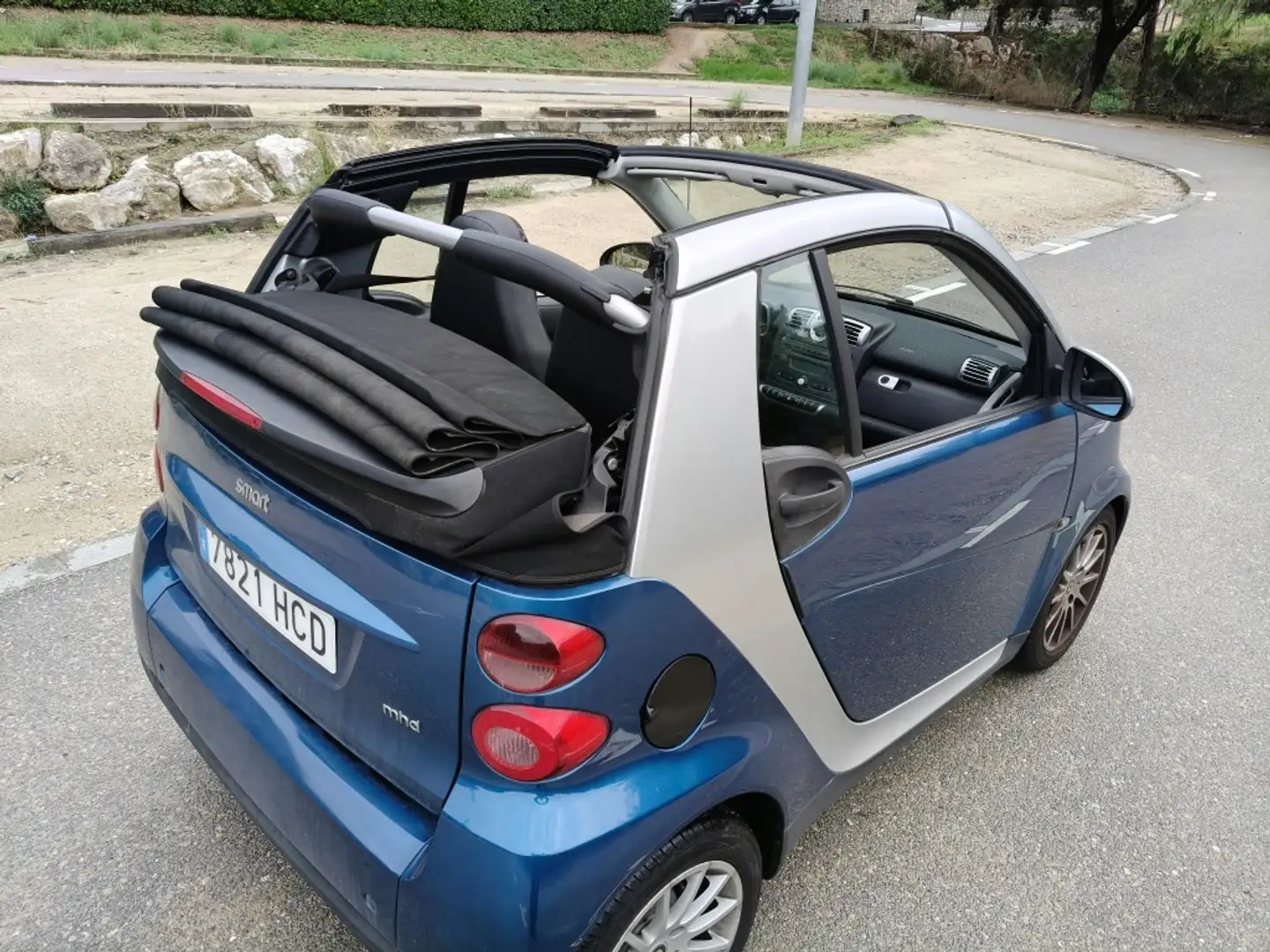 smart forTwo Cabrio 52 mhd Passion Aut. Azul - 2