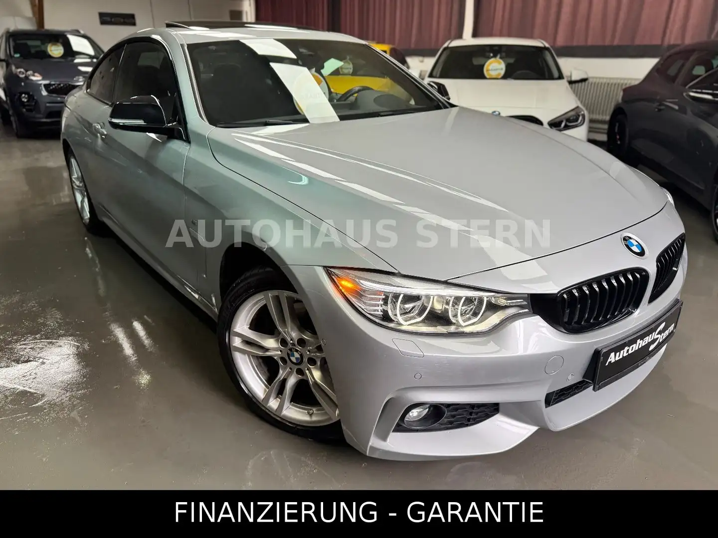 BMW 420 d xDrive M Sport HUD ACC LED AHK 8fach Spur Ezüst - 1