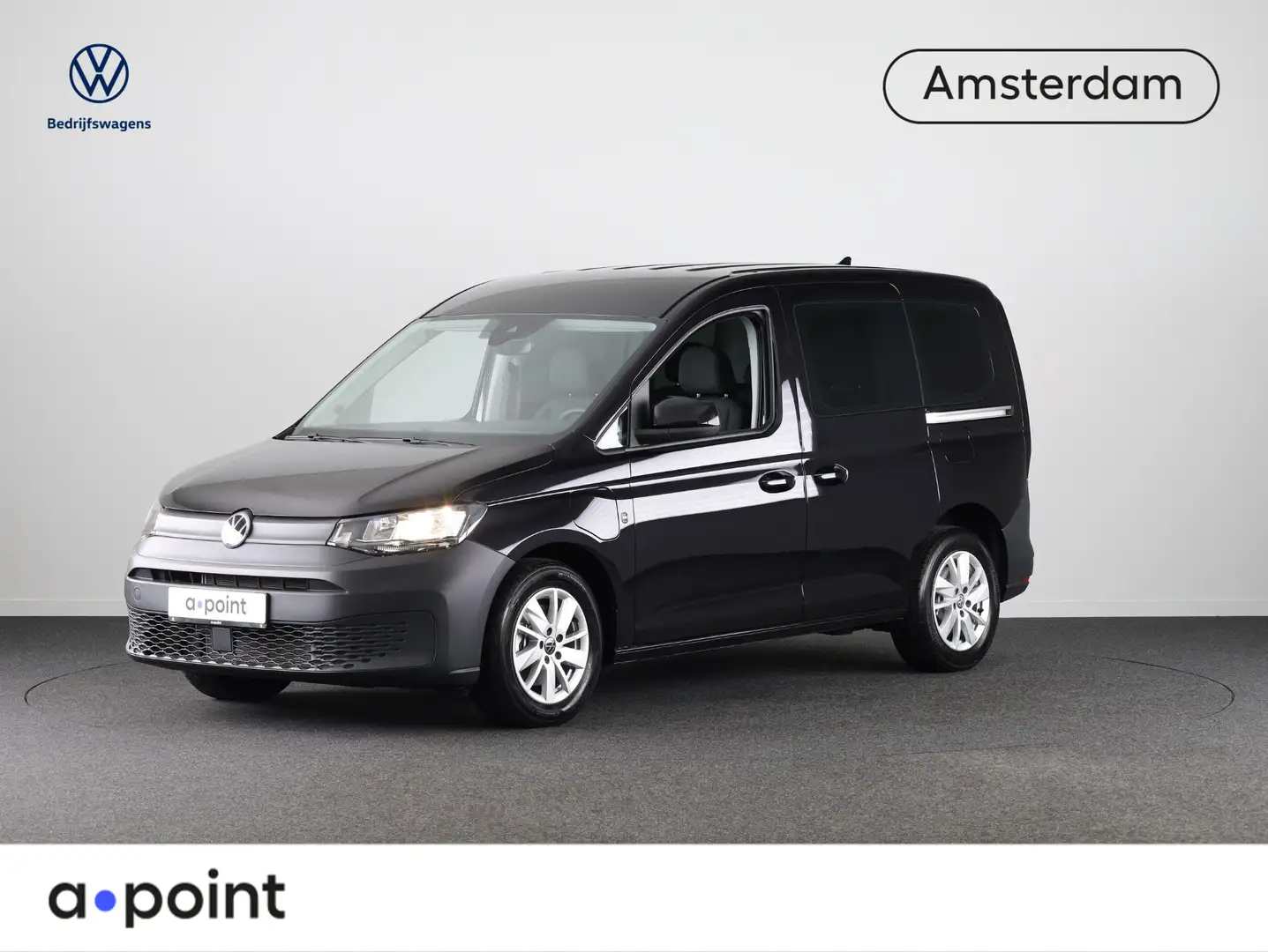 Volkswagen Caddy Combi 1.5 TSI Hybride 5-persoons | Apple Carplay | Zwart - 1