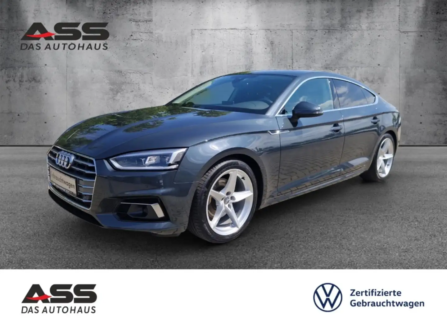 Audi A5 2.0 EU6d-T Sportback 40 TFSI sport AD Navi Soundsy Grau - 1