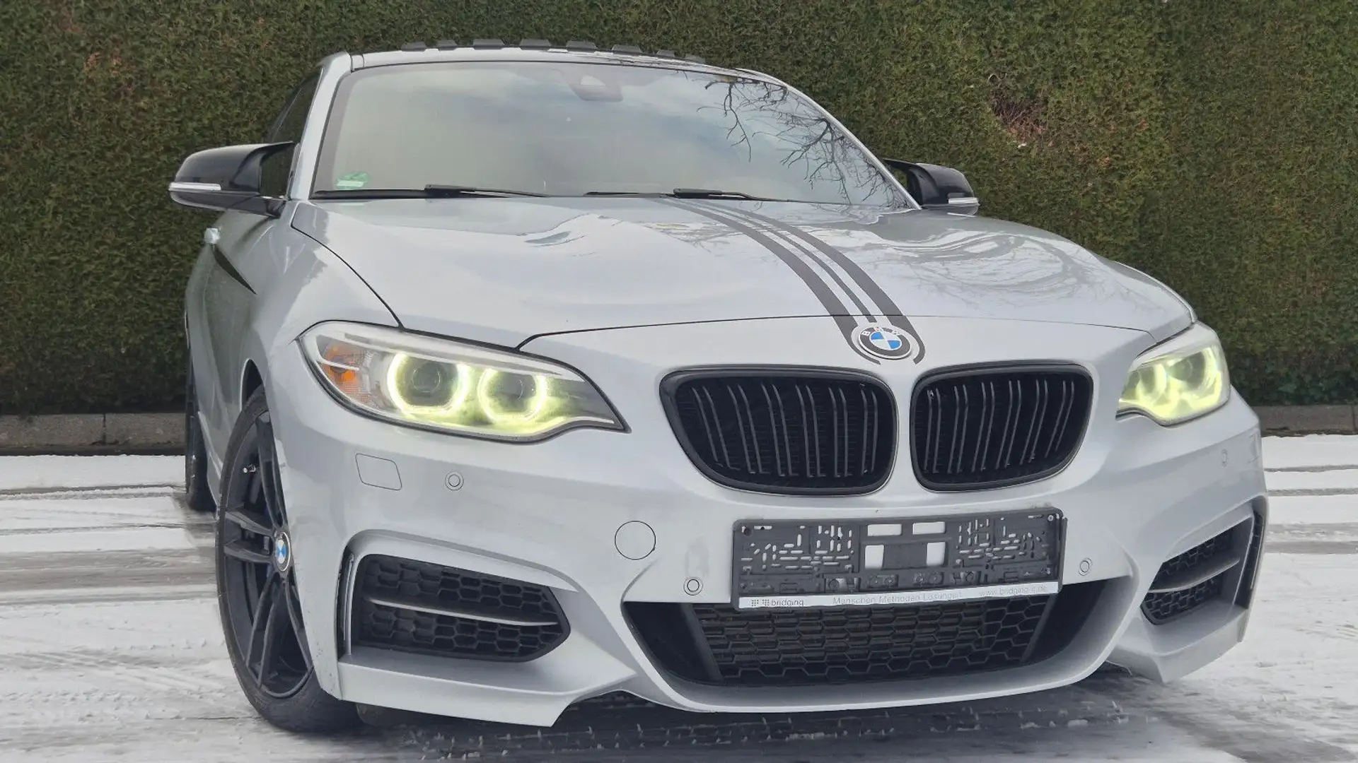 BMW 235 Coupé Aut/S-DACH/LEDER/NAVI/KAMERA/XENON/ Silber - 1
