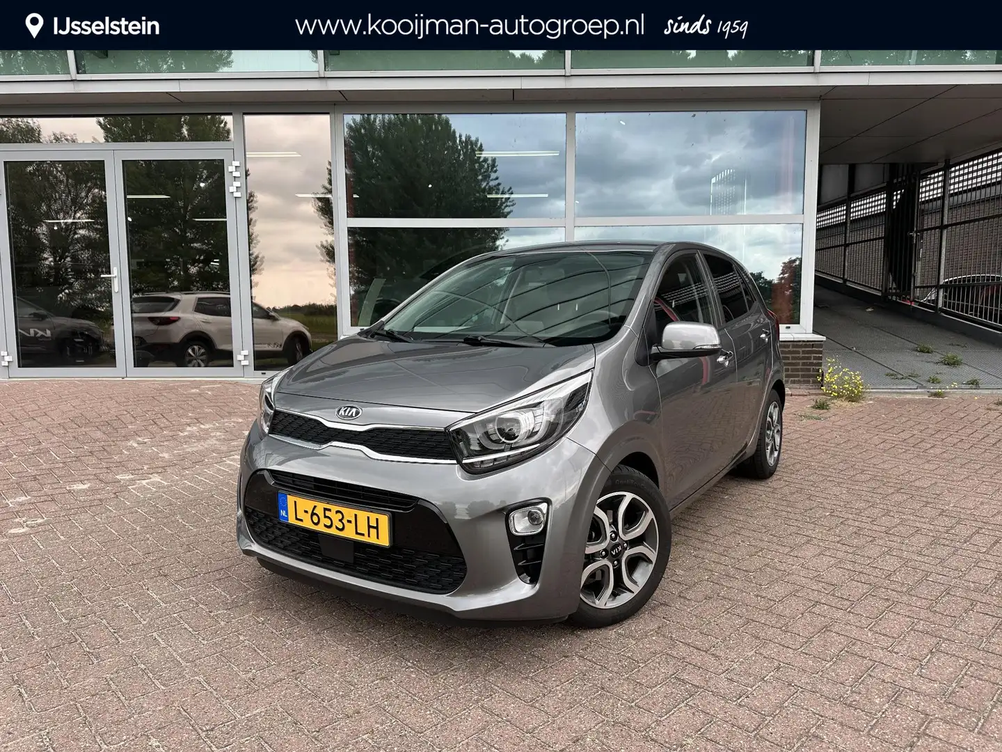 Kia Picanto 1.0 DPi DynamicPlusLine Automaat | Unieke km-stand Grijs - 1