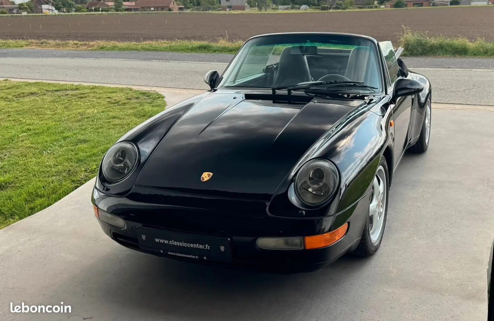 Porsche 911 993 Carrera 2 Cabriolet Czarny - 2