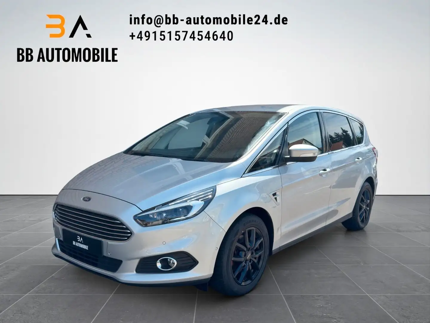 Ford S-Max Titanium AUTO.M SPUR.H LED SHZ KLIMA Silber - 1