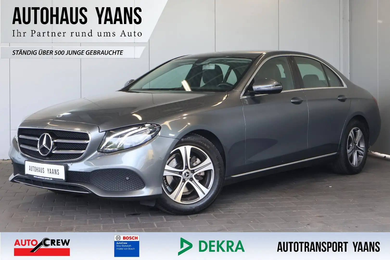 Mercedes-Benz E 200 d Avantgarde NAVI+SIDE+LED+KAM+17" Grau - 1