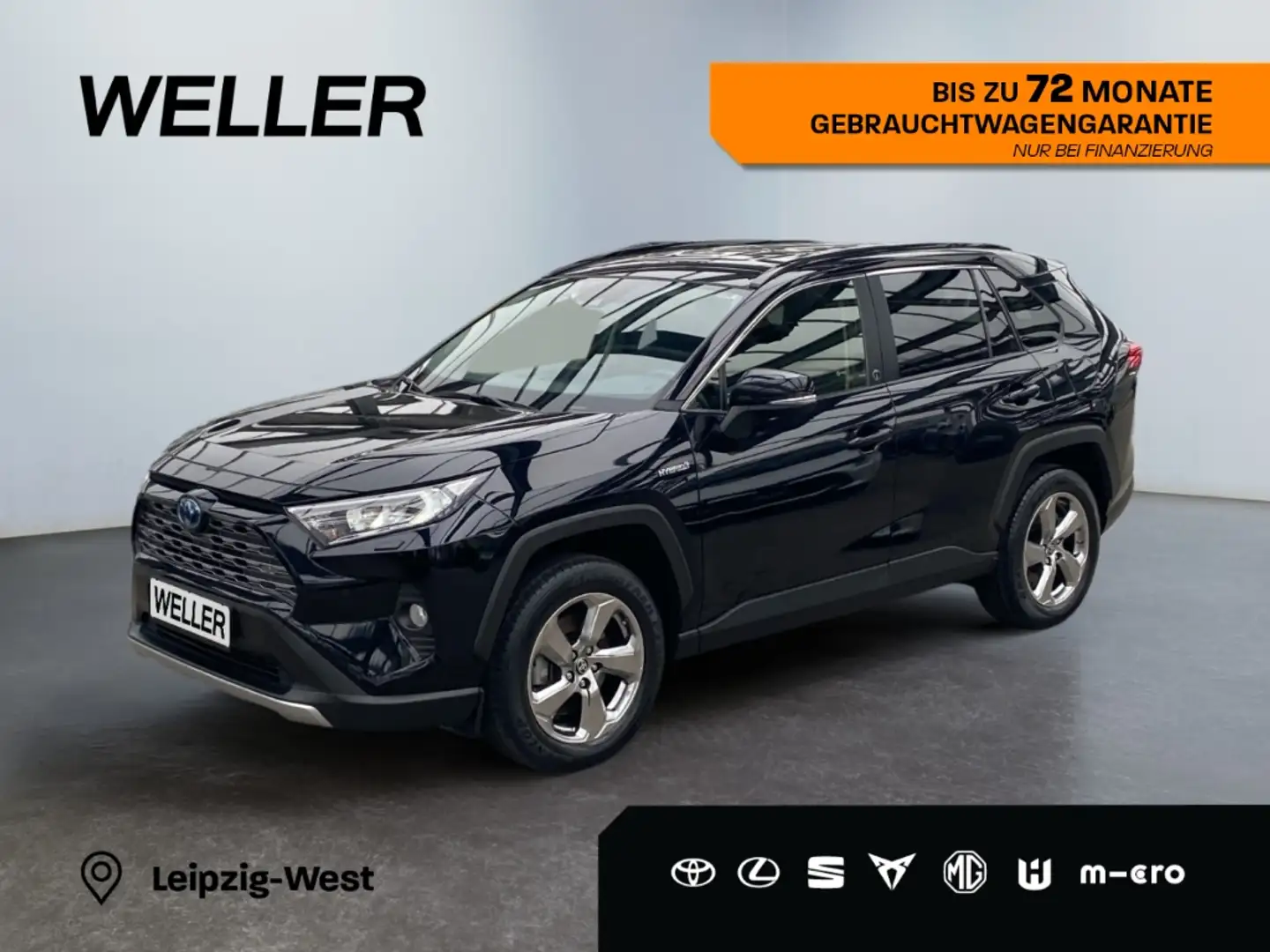 Toyota RAV 4 2.5 4x2 Hybrid Team D *LED*ACC*el Heck*CAM* Zwart - 1