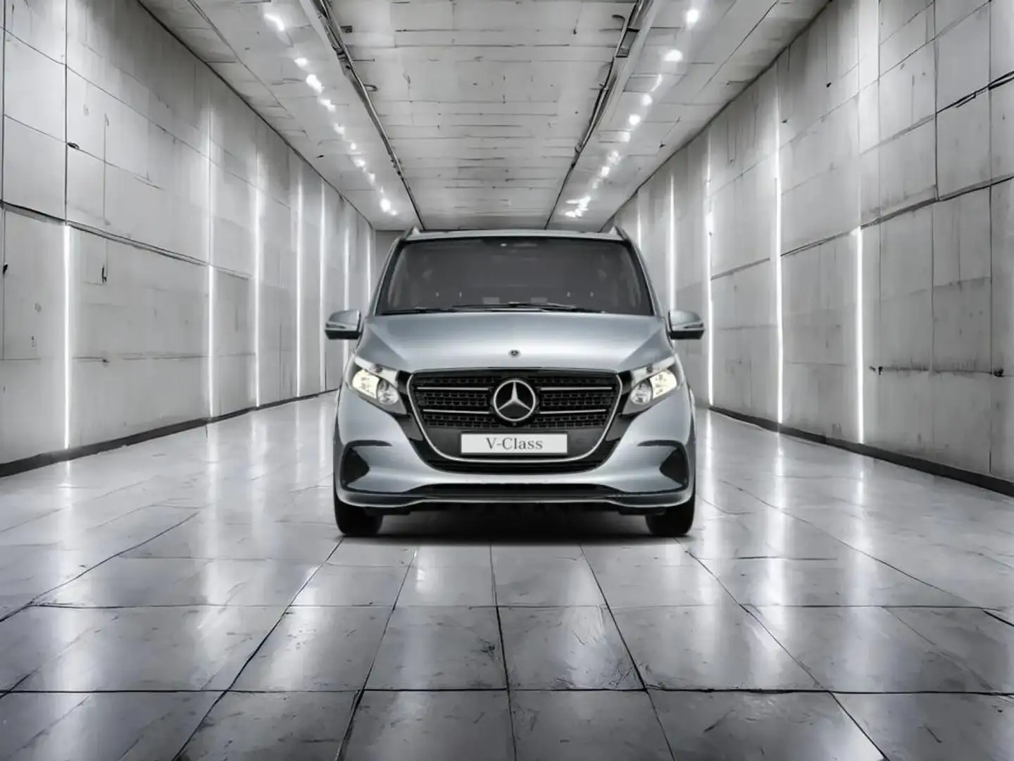 Mercedes-Benz V 220 KOMPAKT+NAVI+AHK+DISTRONIC+KAMERA+PTS+7SI Silber - 2