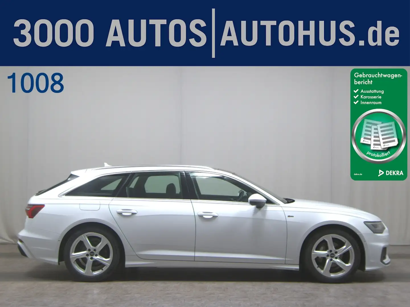 Audi A6 Avant 40 TFSI S-Line Leder Navi vc Pano LED Weiß - 1
