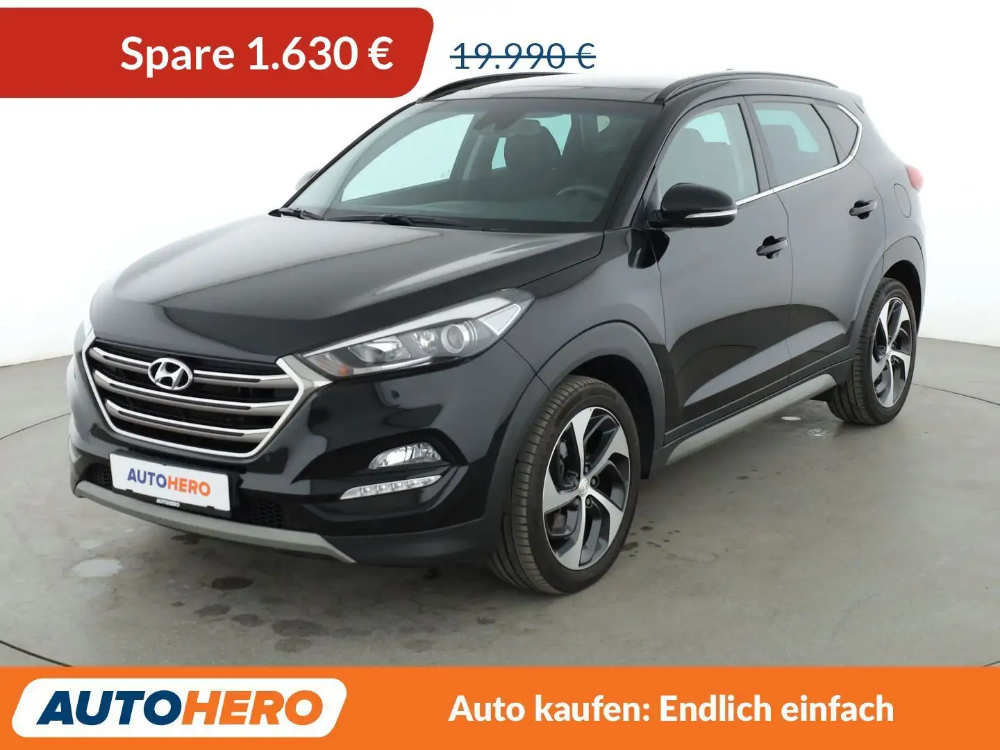 Hyundai TUCSON 1.6 TGDI Style 2WD Aut.*PANO*NAVI*TEMPO*CAM*SHZ* Schwarz - 1
