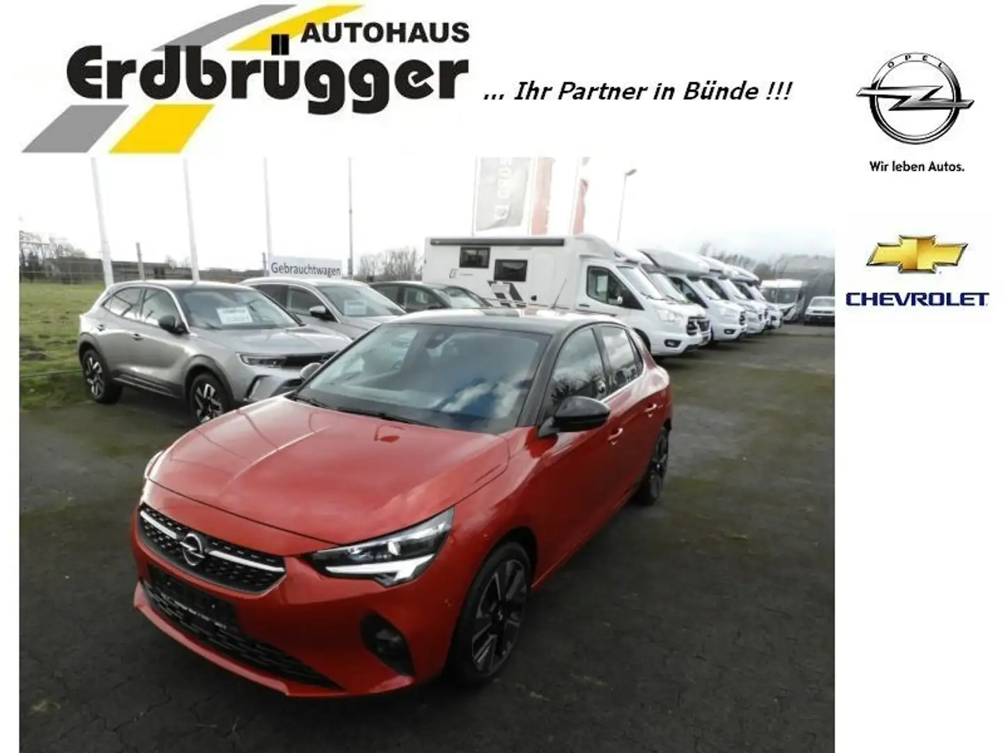 Opel Corsa-e e First Edition Navi Sitz u Lenkradheizung Rot - 1