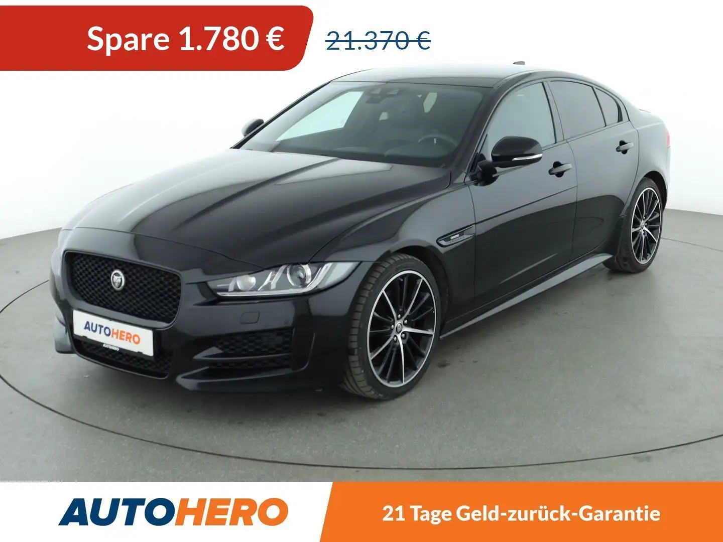 Jaguar XE 25t R-Sport Aut.*NAVI*CAM*PDC*SHZ*TEMPO*XENON* Schwarz - 1