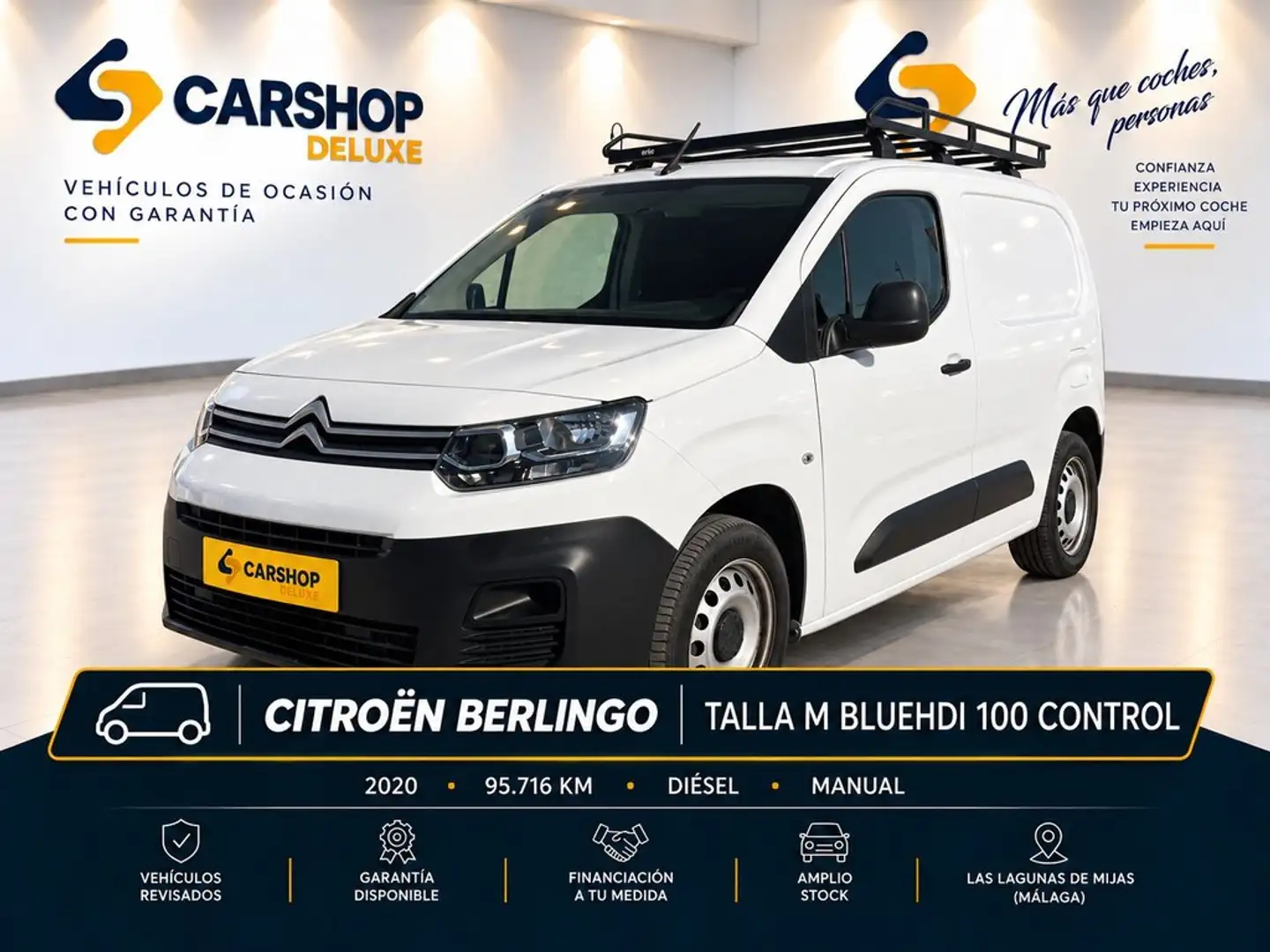 Citroen Berlingo Talla M BlueHDi 100 CONTROL Blanco - 1