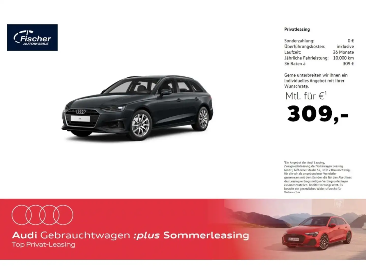 Audi A4 Avant 35 TFSI S-Tronic AHK-Vorb./RFK/NAV/SH Grijs - 1