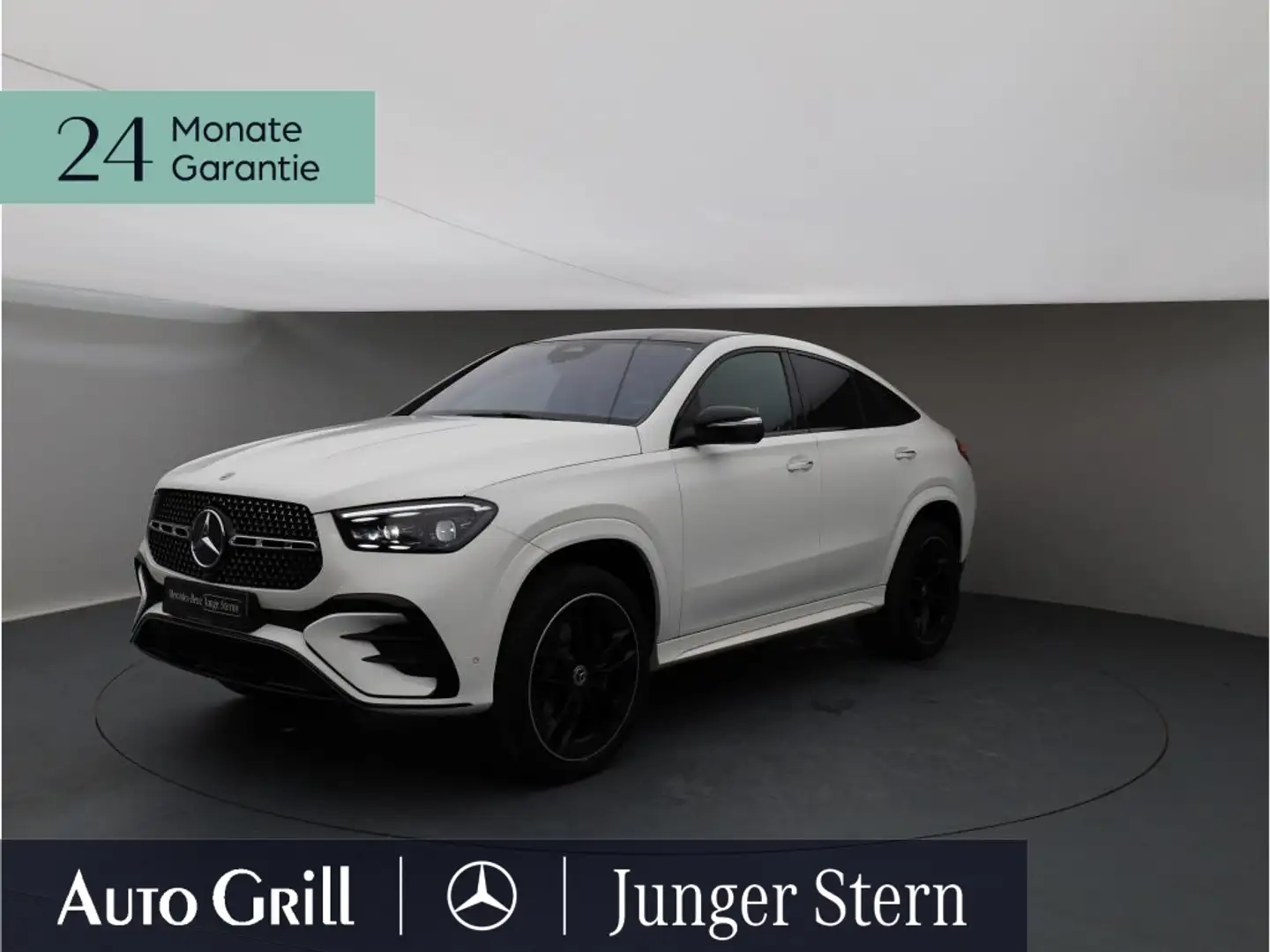 Mercedes-Benz GLE 300 d Cp AMG Airmatic Burm Pano Massage AHK Weiß - 1