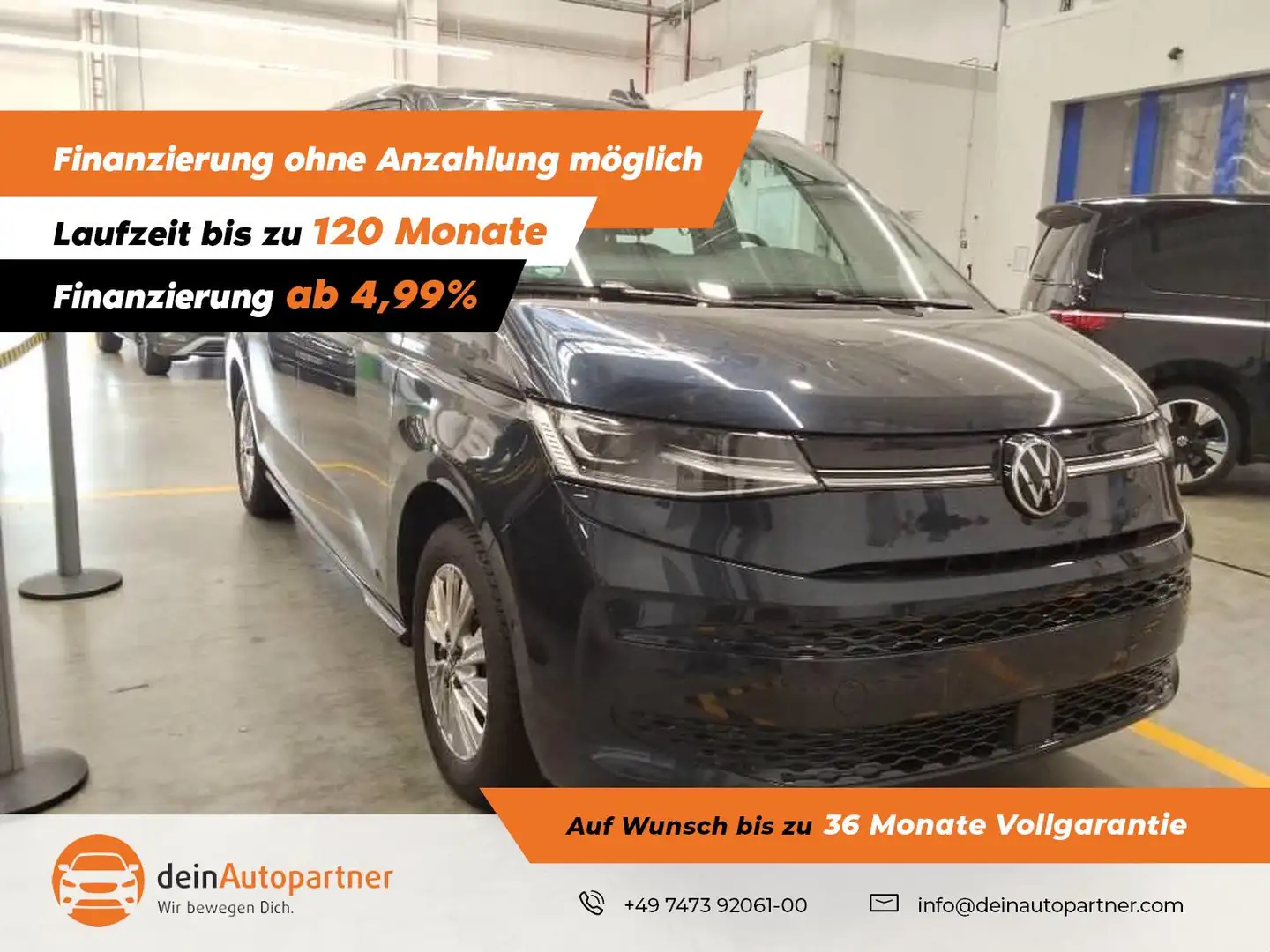 Volkswagen T7 Multivan LÜ Lang 2.0TSI Life LED/AHK/STHZ/PANO/VIRTUAL COCK Bleu - 1