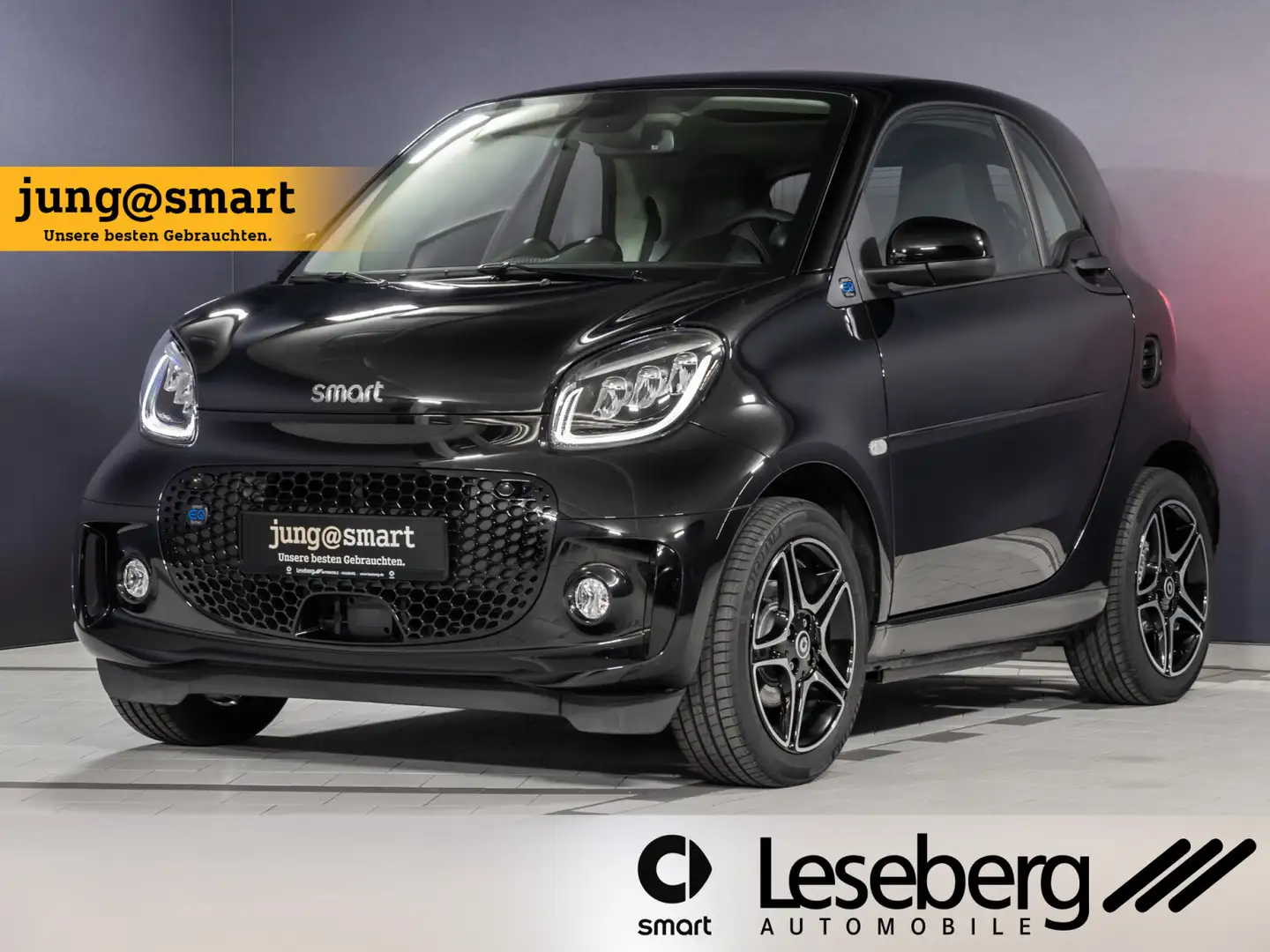 smart forTwo ForTwo Coupé EQ Pulse LED/22 kW/Pano/Kamera/DAB/ Schwarz - 1