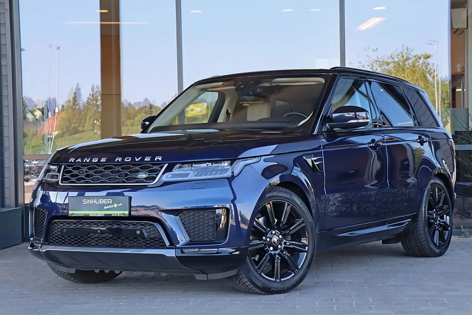 Land Rover Range Rover Sport 3,0 TDV6 HSE Aut. AHK elektr., 360° Kamera, Pan... Blau - 1