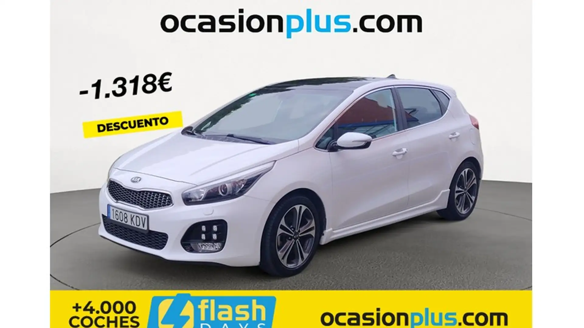 Kia Ceed / cee'd 1.6CRDI VGT GT Line 136 Blanc - 1