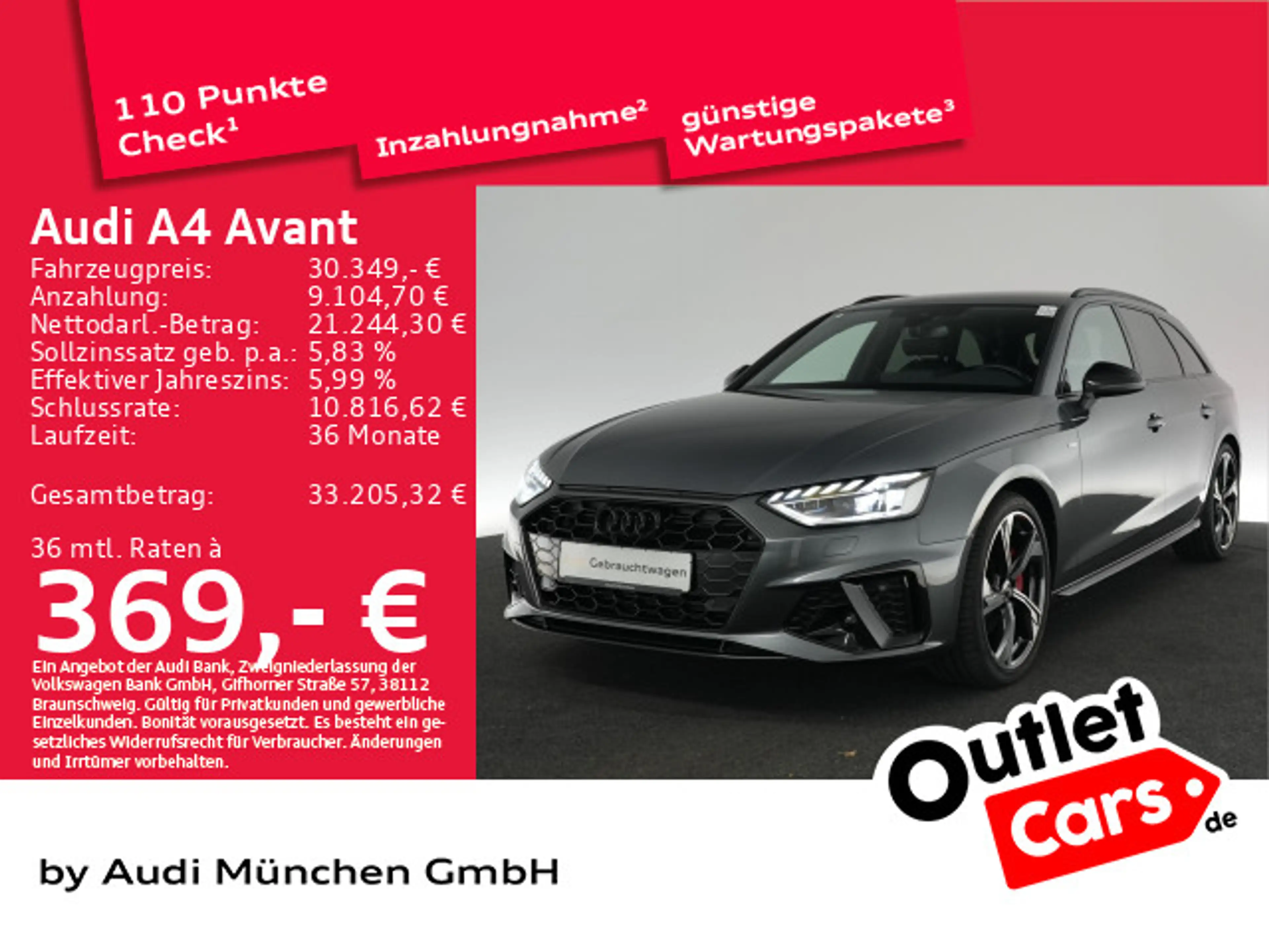 Audi A4 40 TFSI S tronic S line Competition+ Na